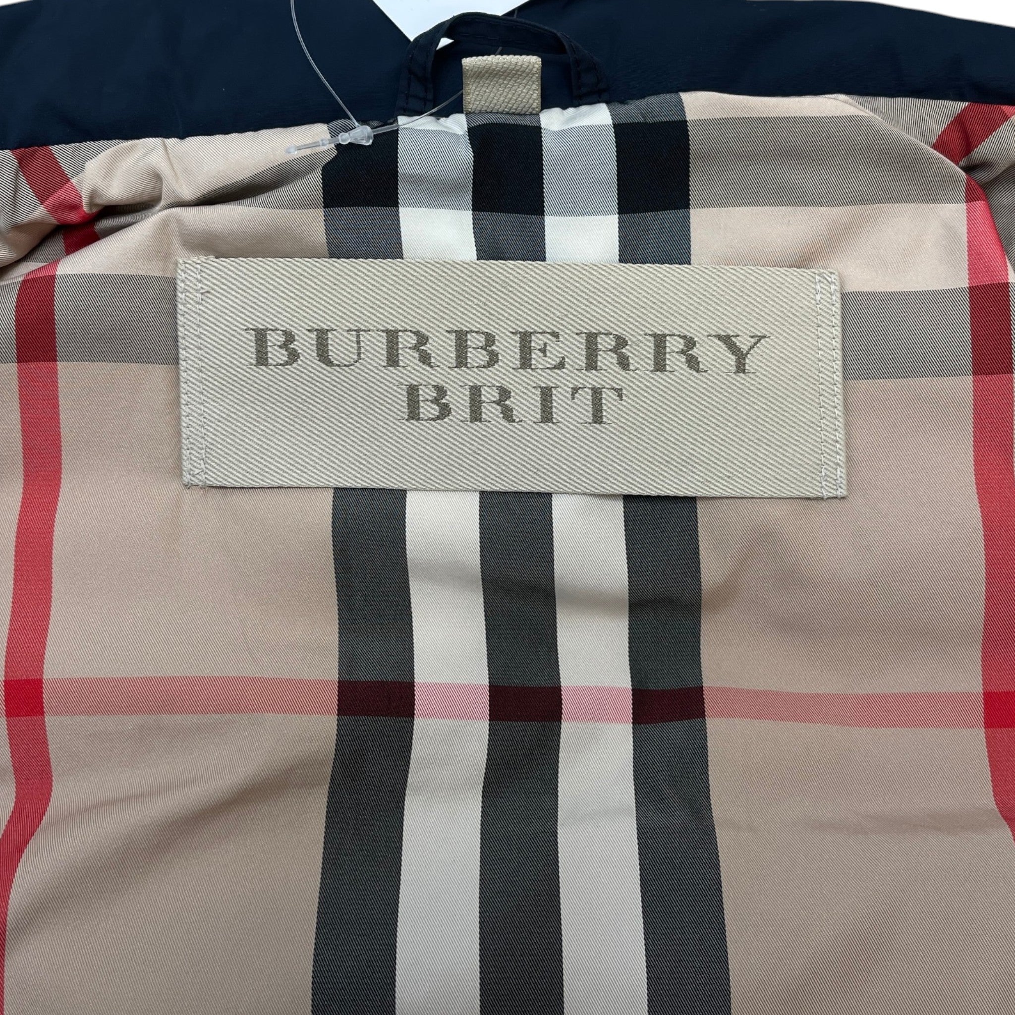 Men's Vintage Check Gilet Navy Size M