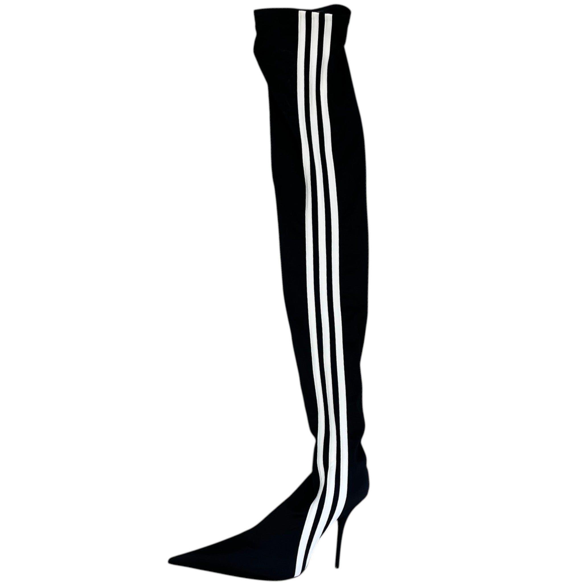 Women's X Adidas Black Knee High Heels Black Size EU 41 / UK 8