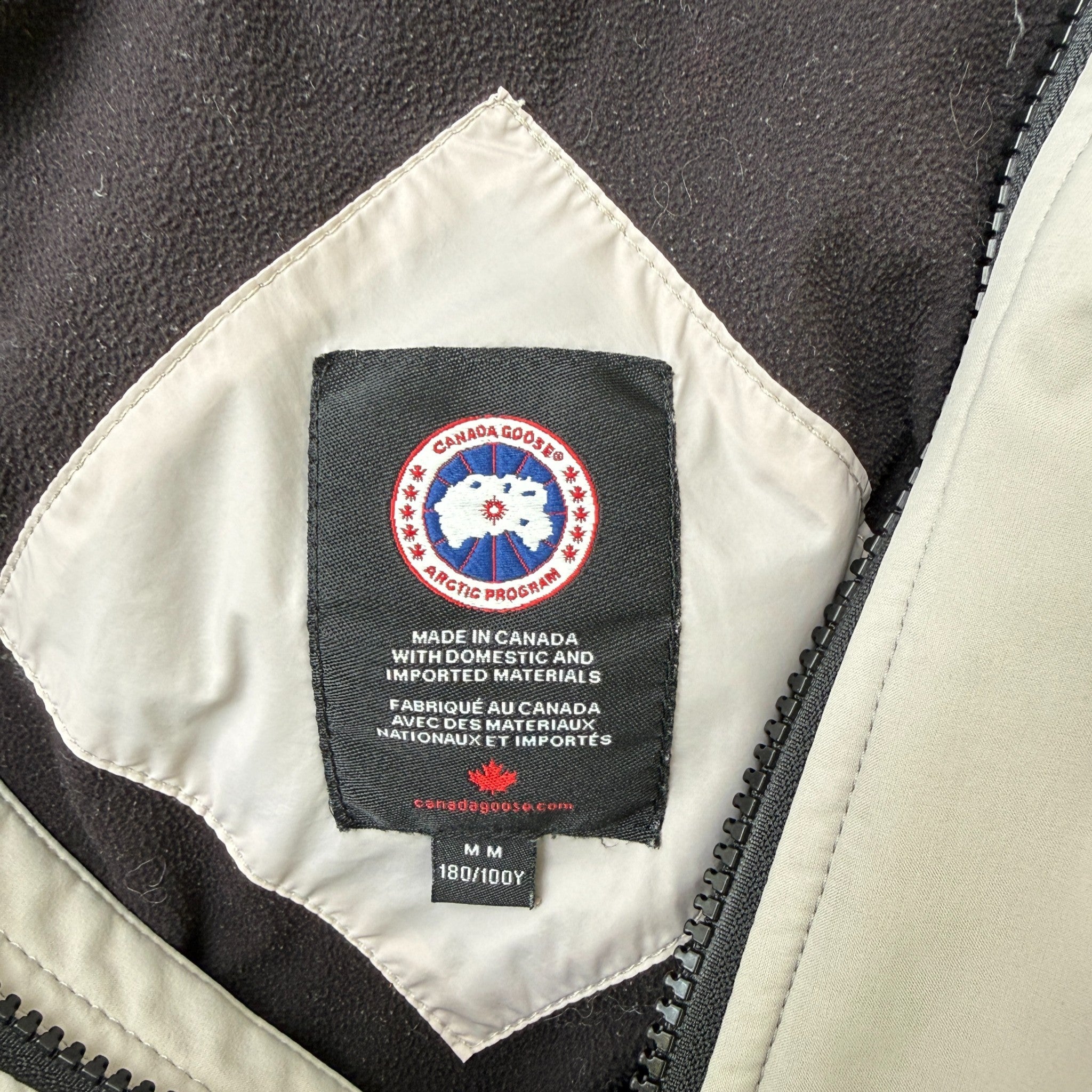 Men's Hybridge Weyburn Down Jacket Cream Size M