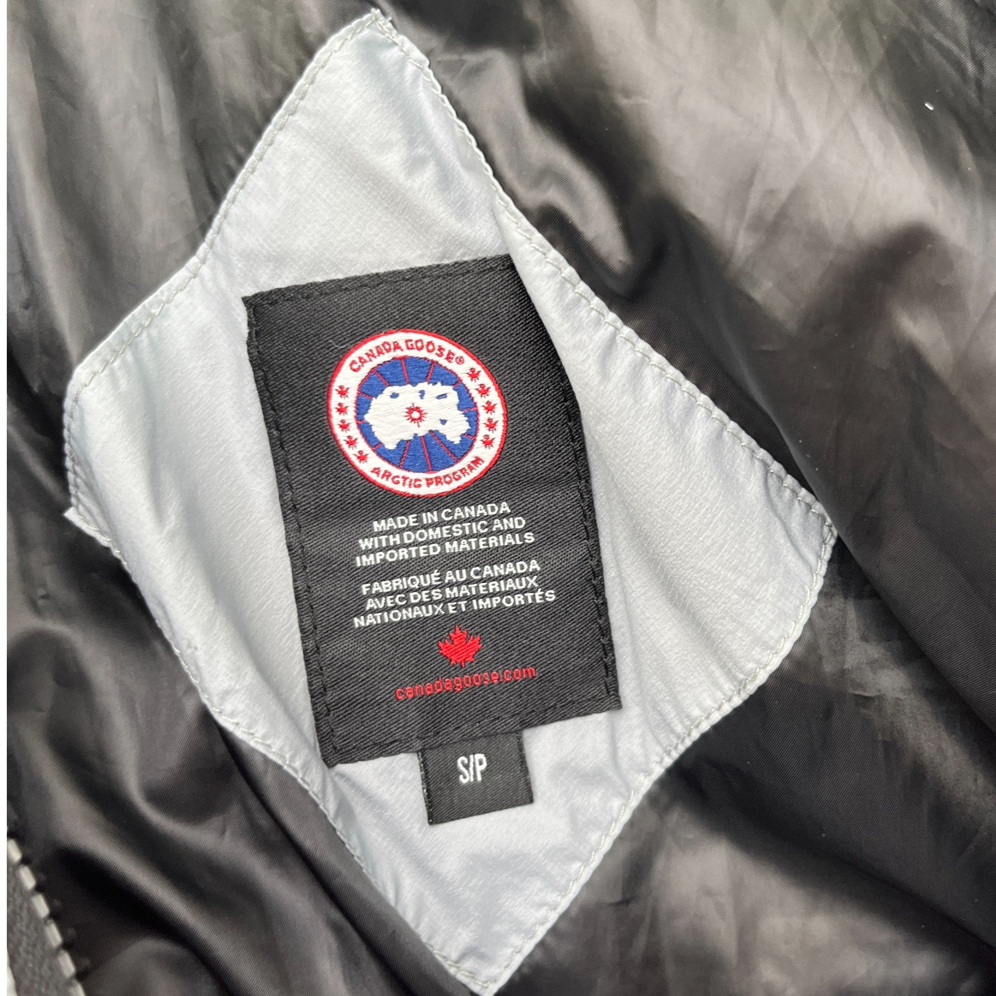 Men's Dunham Down Jacket Grey Size S