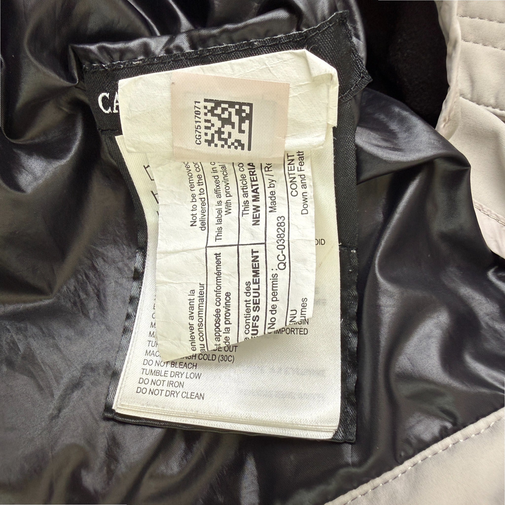 Men's Hybridge Weyburn Down Jacket Cream Size M