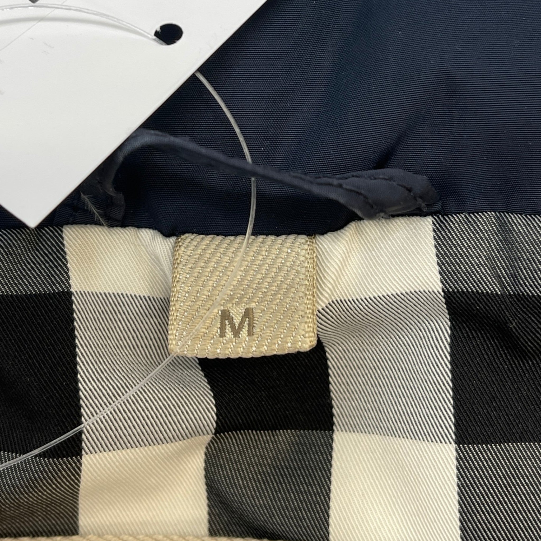 Men's Vintage Check Gilet Navy Size M