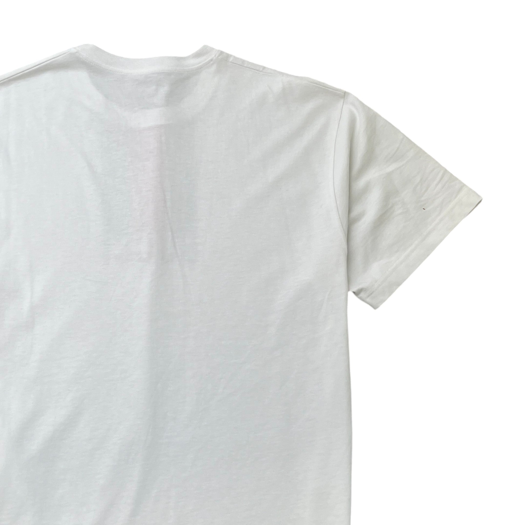 Men's Logo Print T-Shirt White Size L