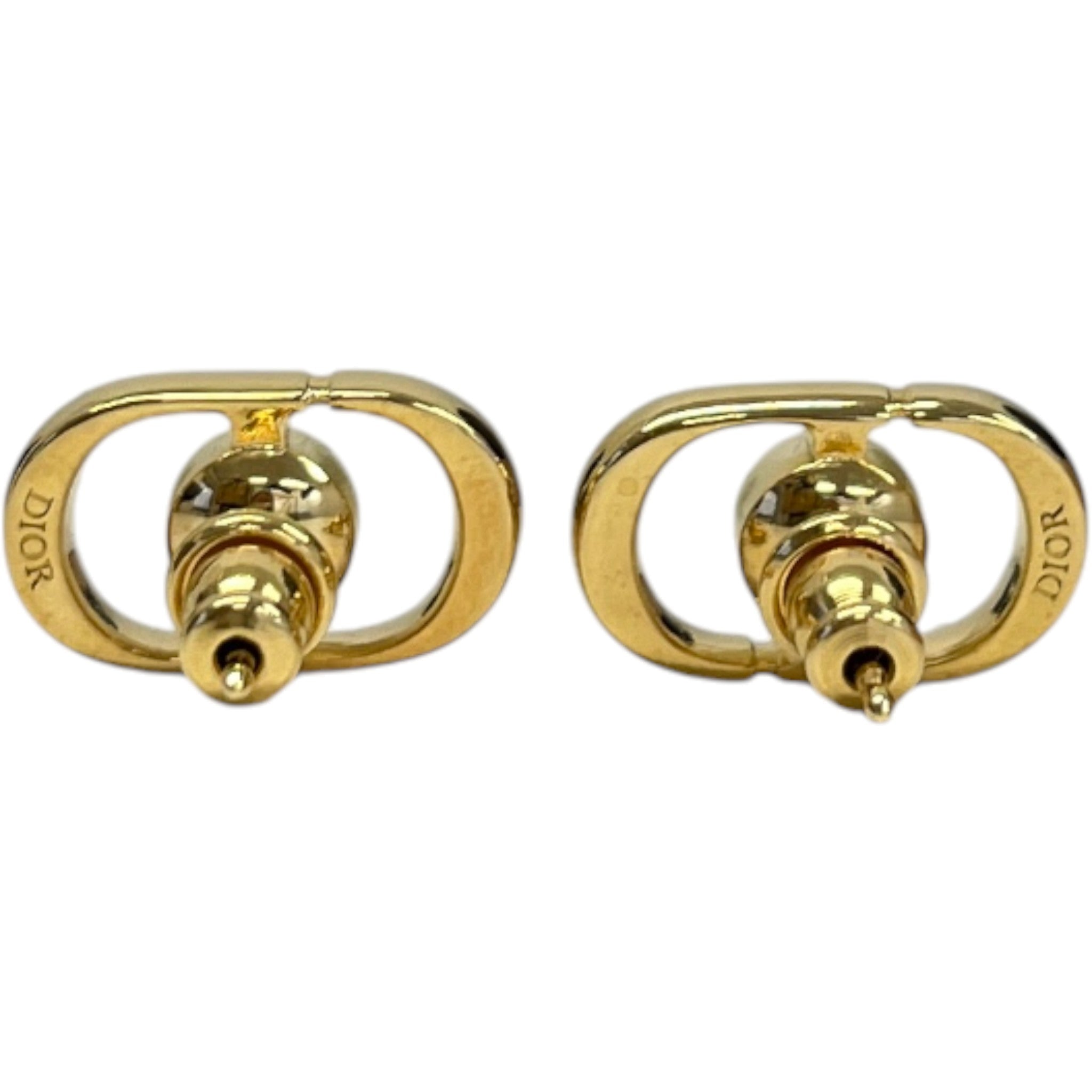 Women's Petit Cd Jolie Mini Stud Earrings Gold