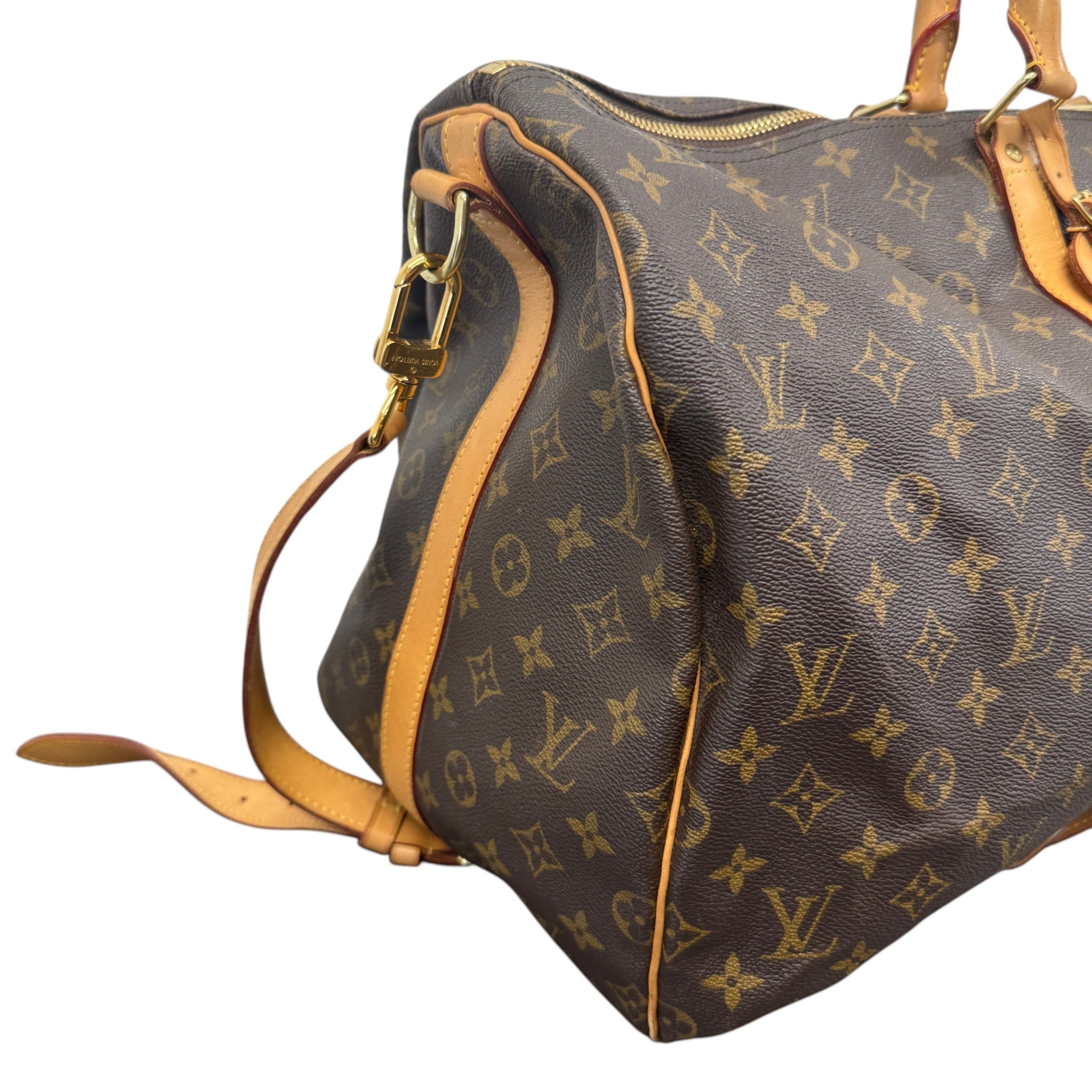 Monogram Keepall 55 Bag Brown