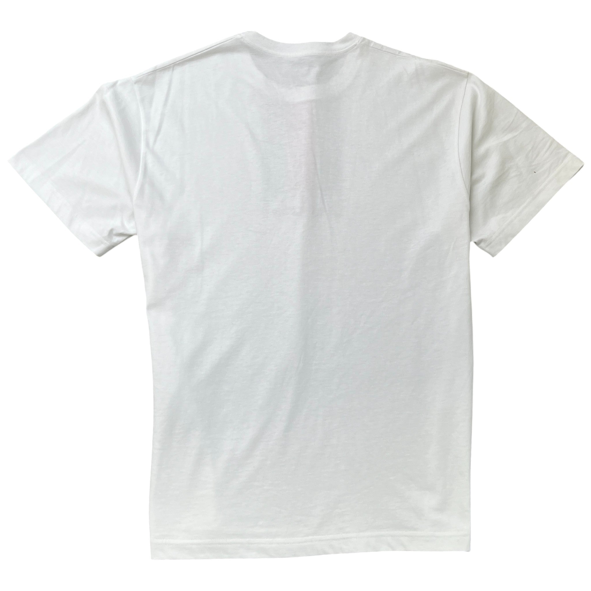 Men's Logo Print T-Shirt White Size L