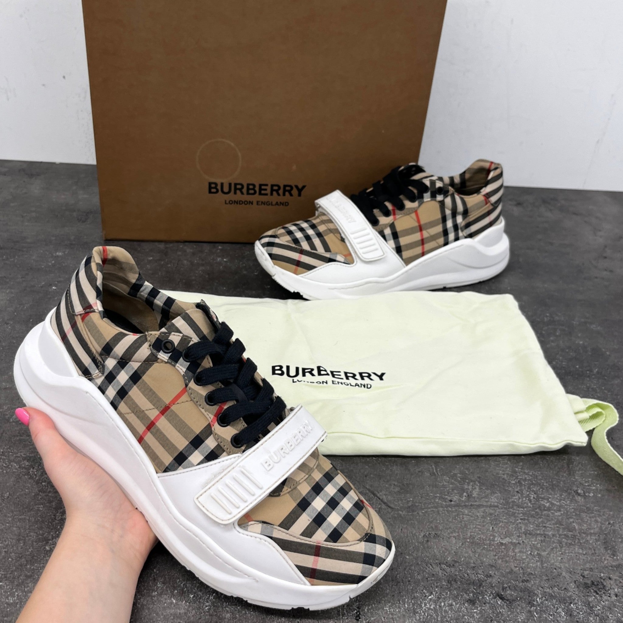 Men's Regis Low Trainers White Size EU 44 / UK 10