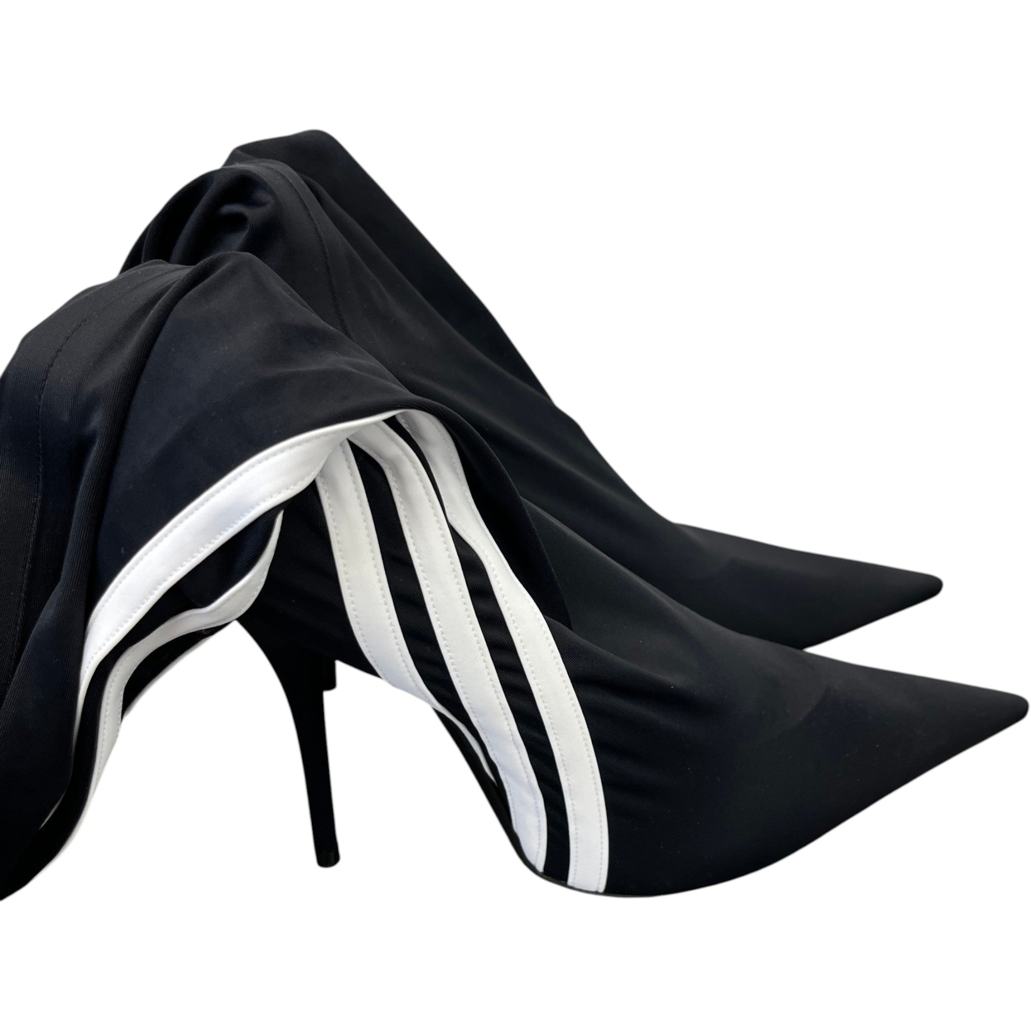 Women's X Adidas Black Knee High Heels Black Size EU 41 / UK 8