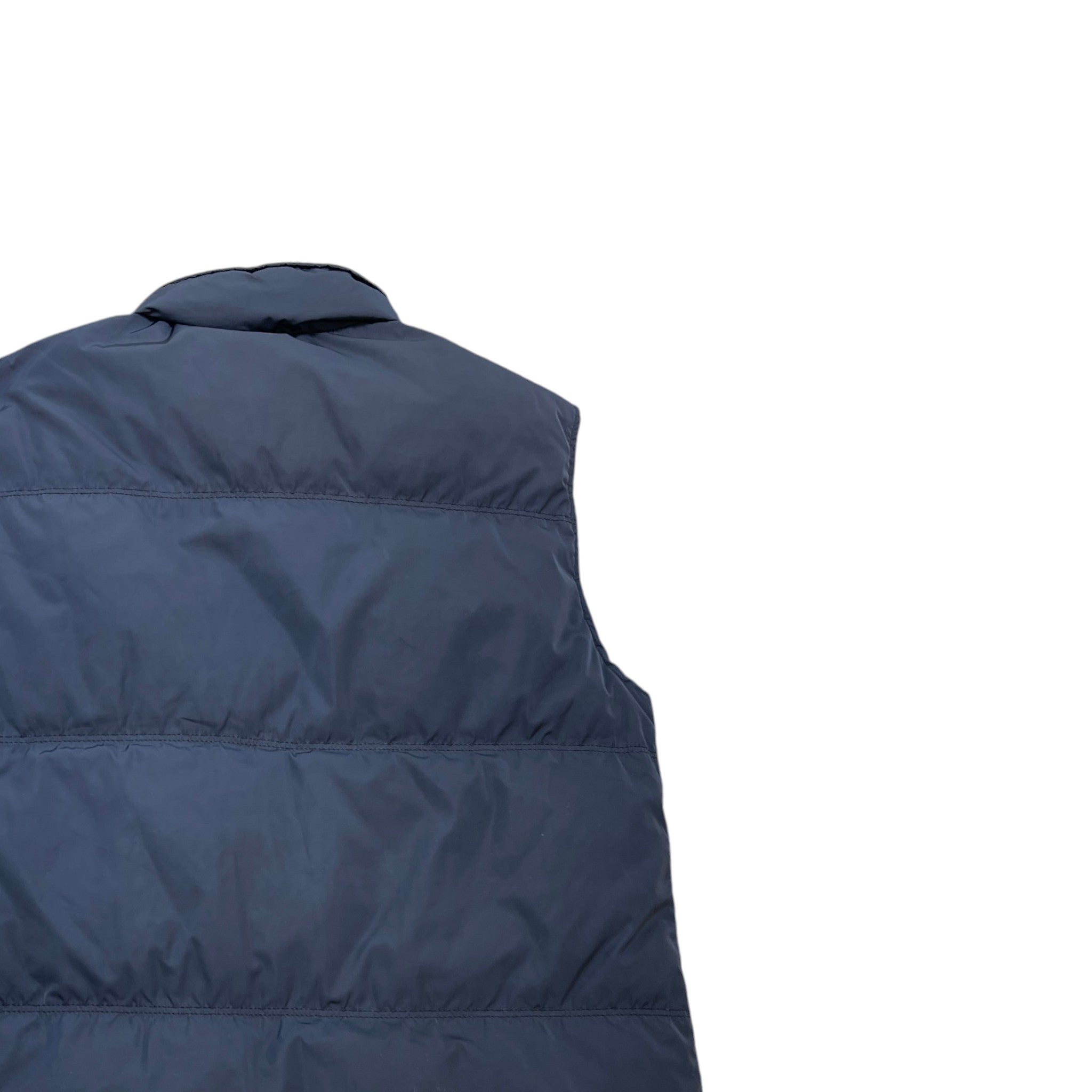 Men's Vintage Check Gilet Navy Size M