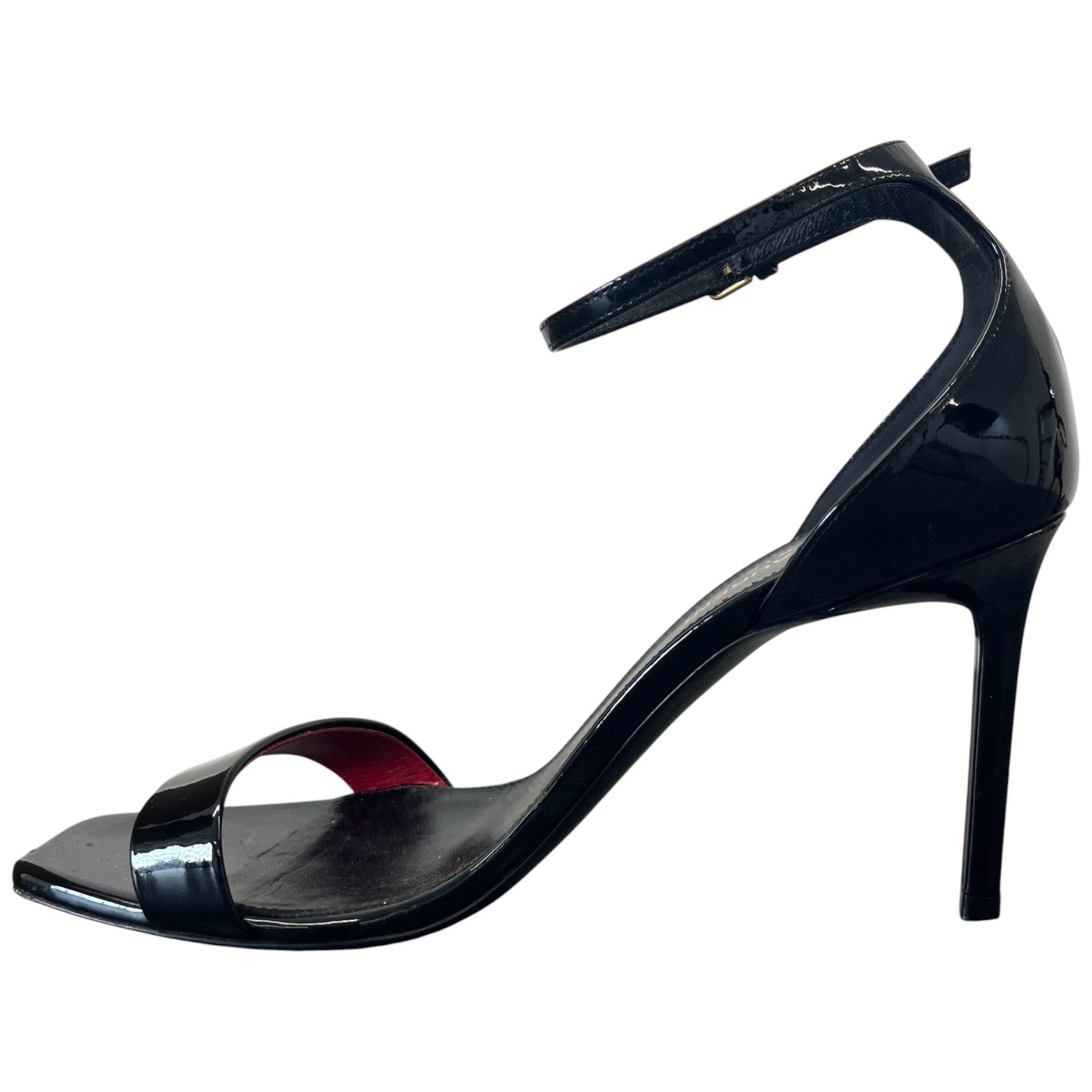 Women's Open Toe Heels Black Size EU 37 / UK 4