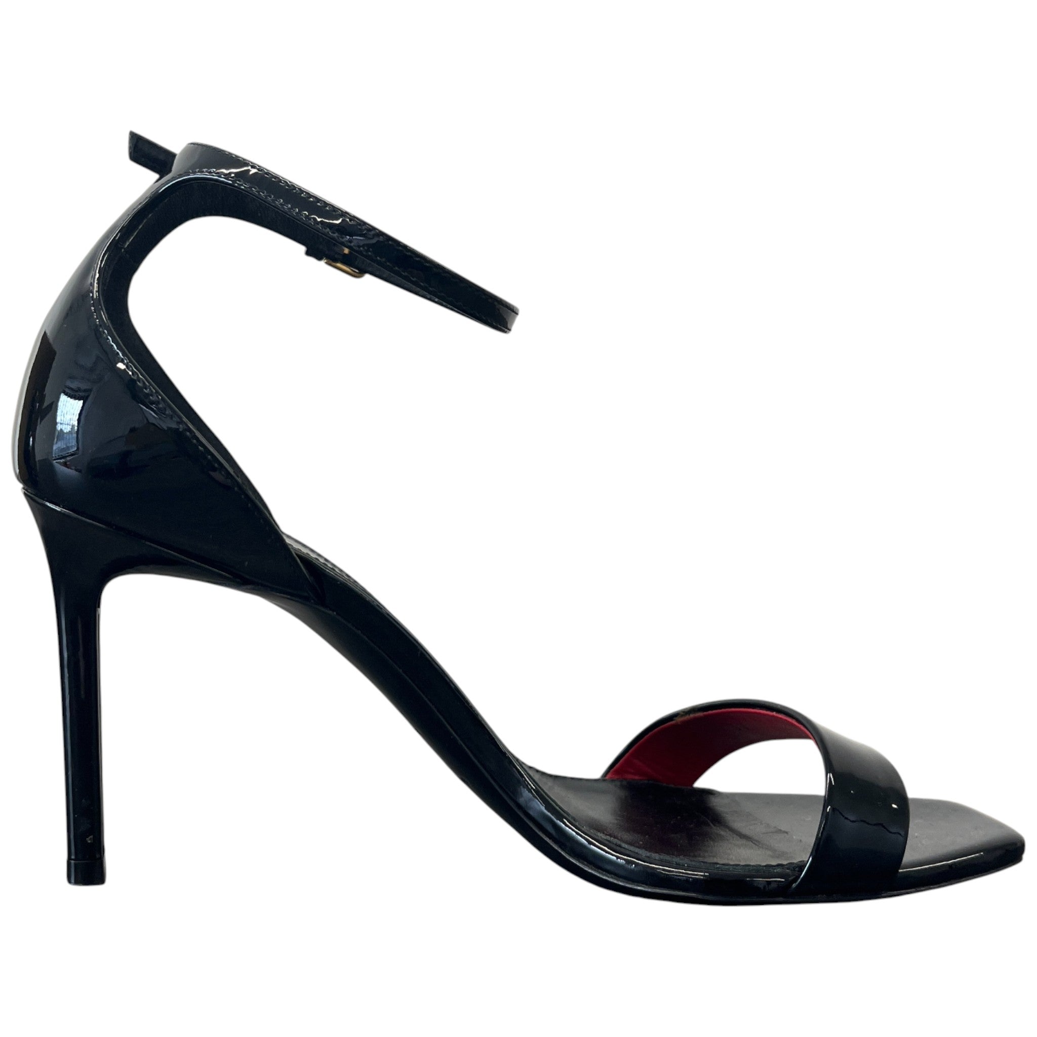 Women's Open Toe Heels Black Size EU 37 / UK 4