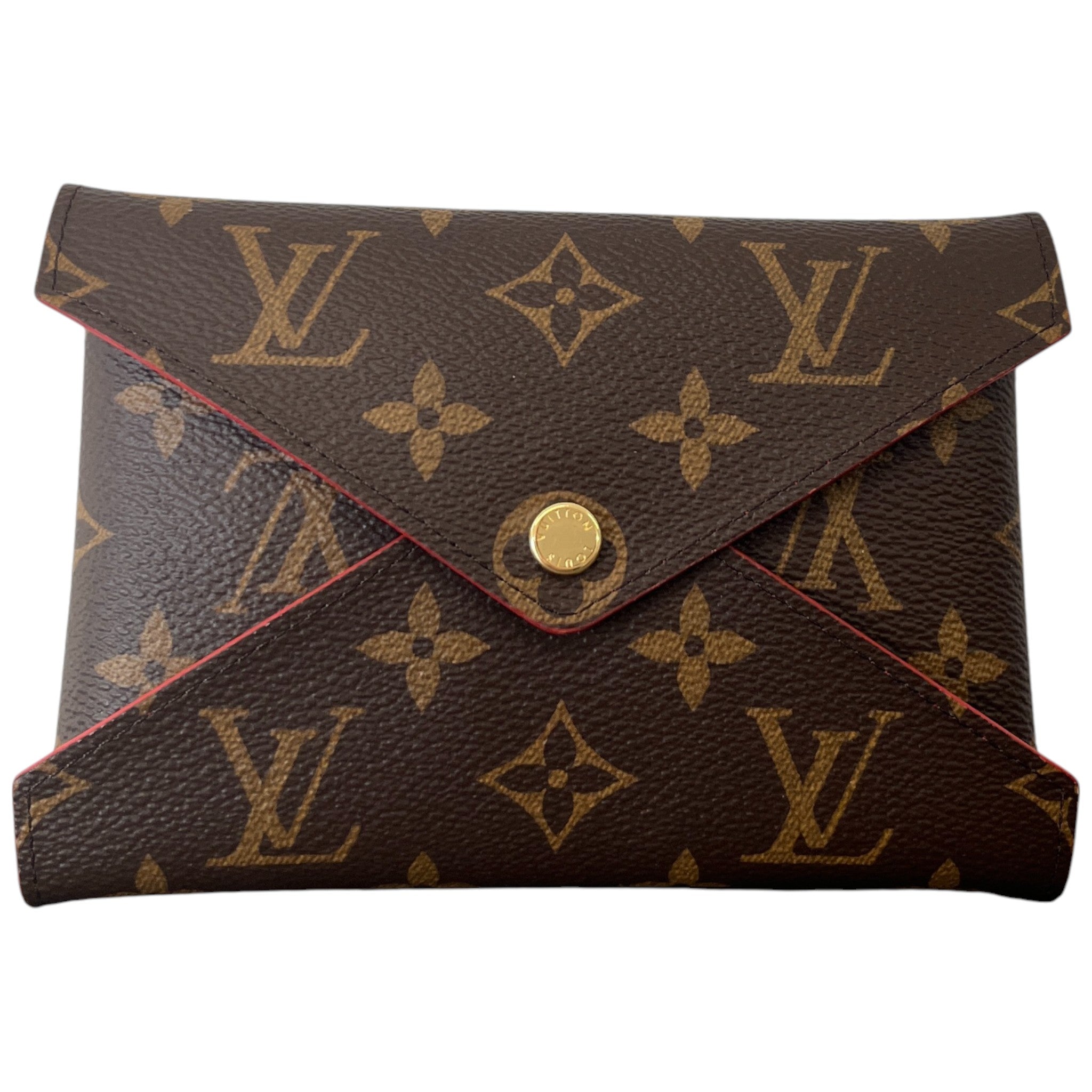 Women's Kirigami Pochette Pouch Brown