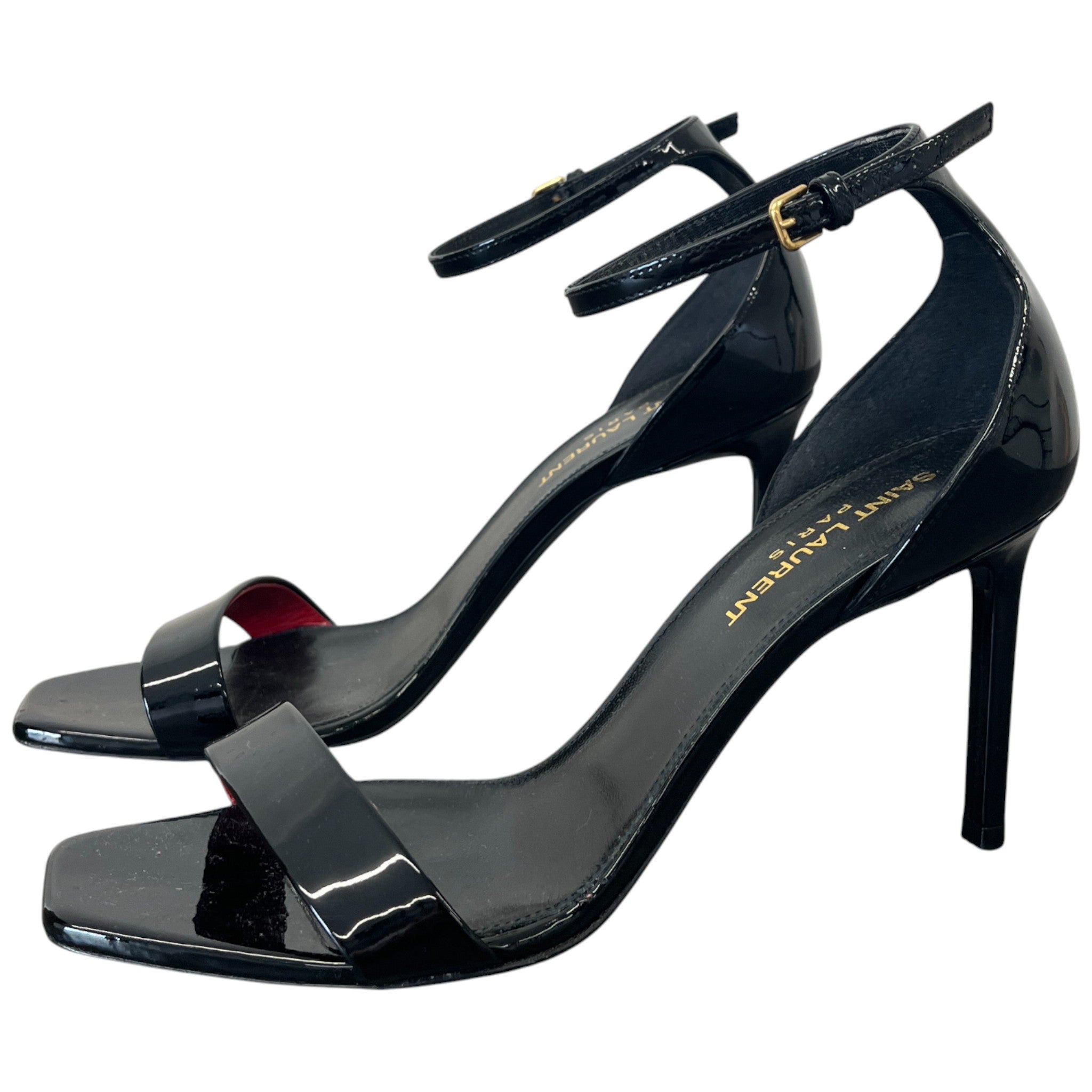 Women's Open Toe Heels Black Size EU 37 / UK 4