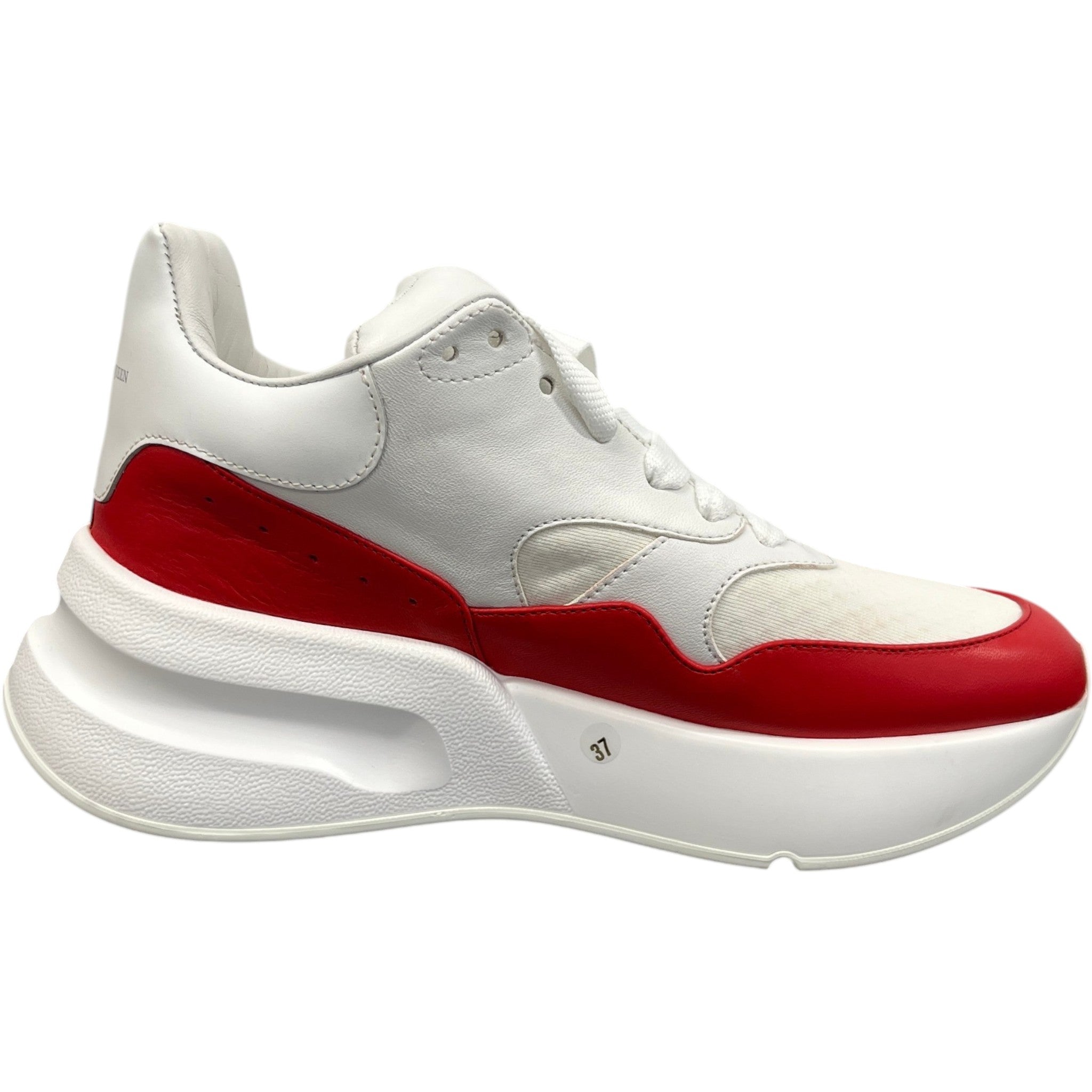 Women's Oversized Runner Low Trainers White Size EU 37 / UK 4