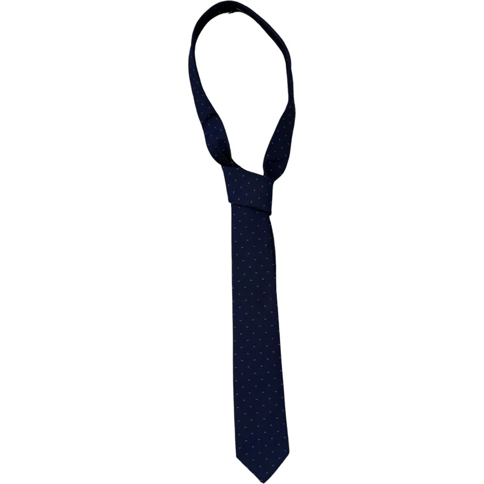 Men's Magnifying H Tie Navy