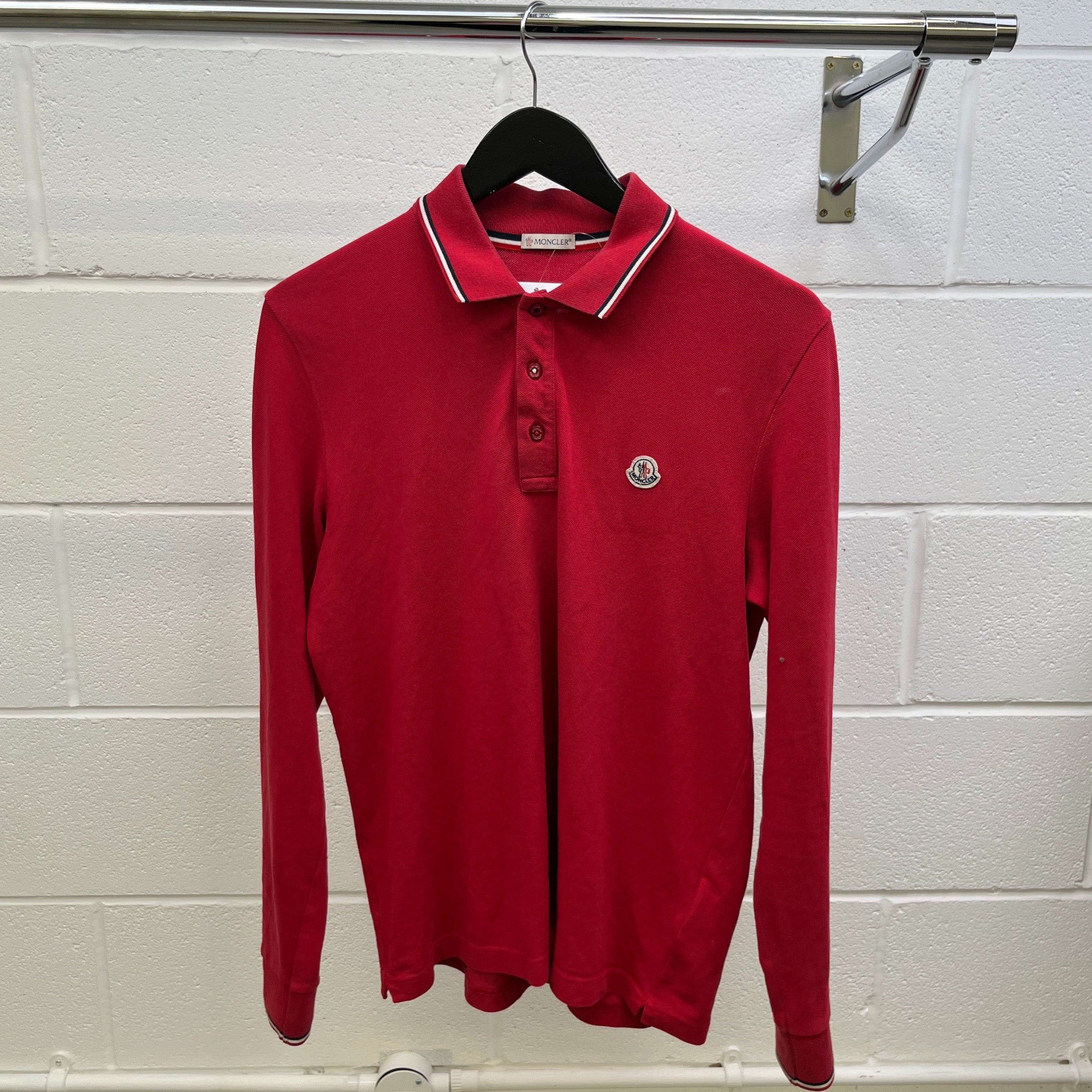 Men's Maglia Polo Shirt Red Size M