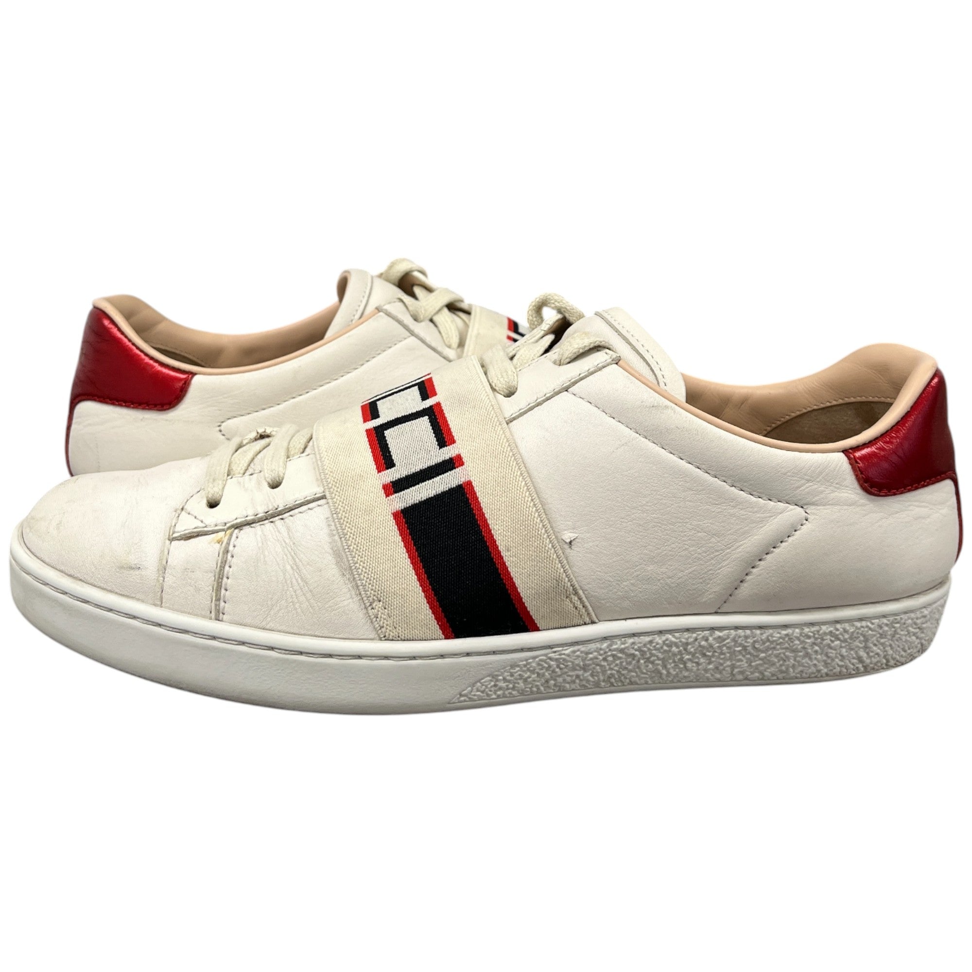 Women's Ace Strap Low Trainers White Size EU 37.5 / UK 4.5