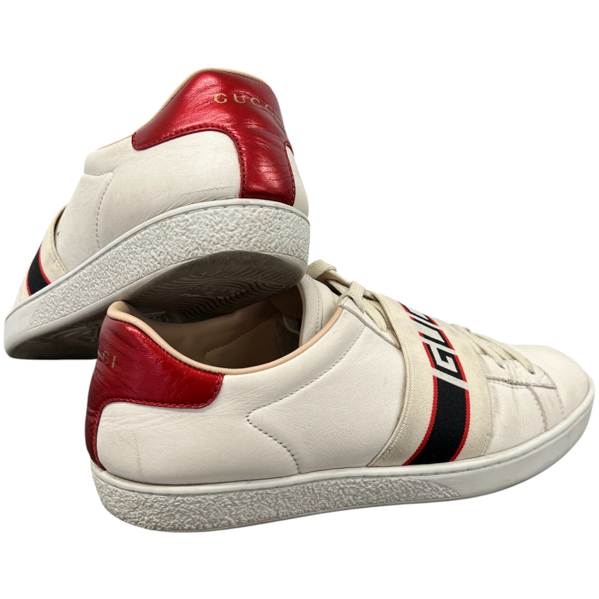Women's Ace Strap Low Trainers White Size EU 37.5 / UK 4.5
