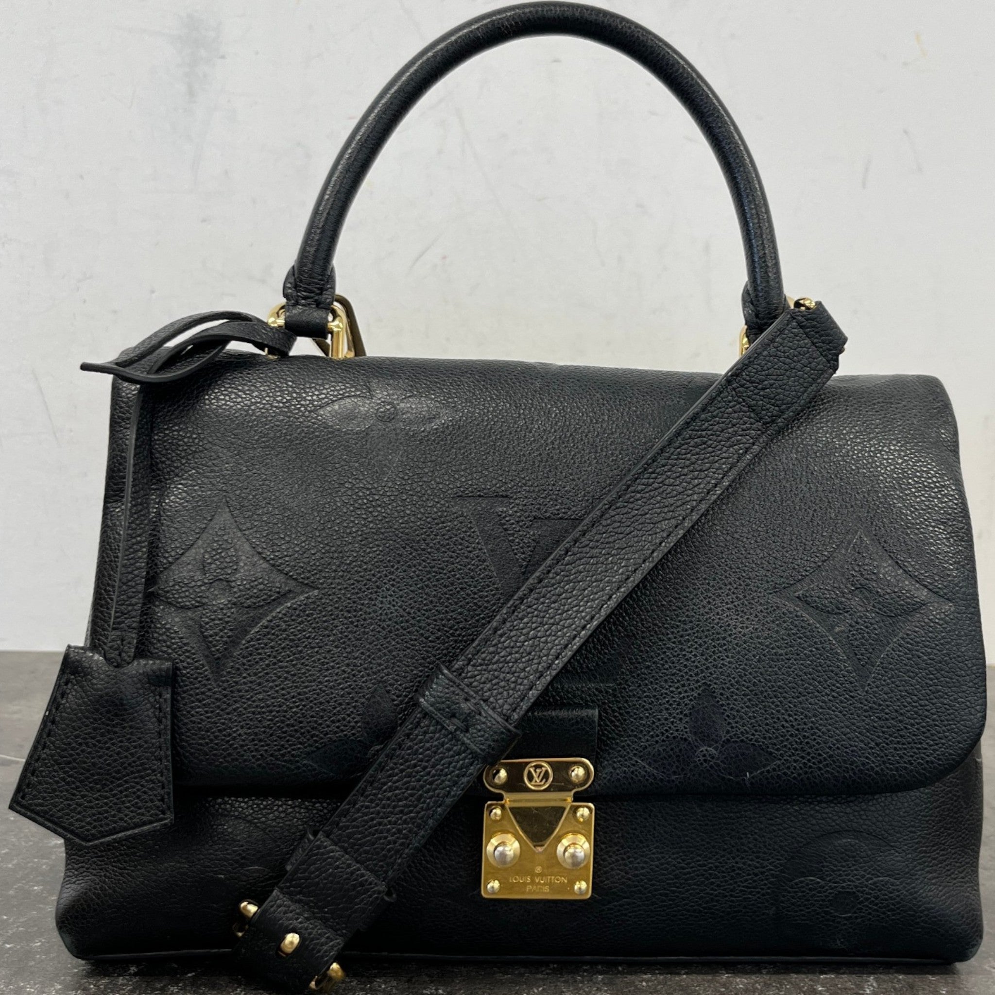 Women's Monogram Empreinte Madeleine Bag Black