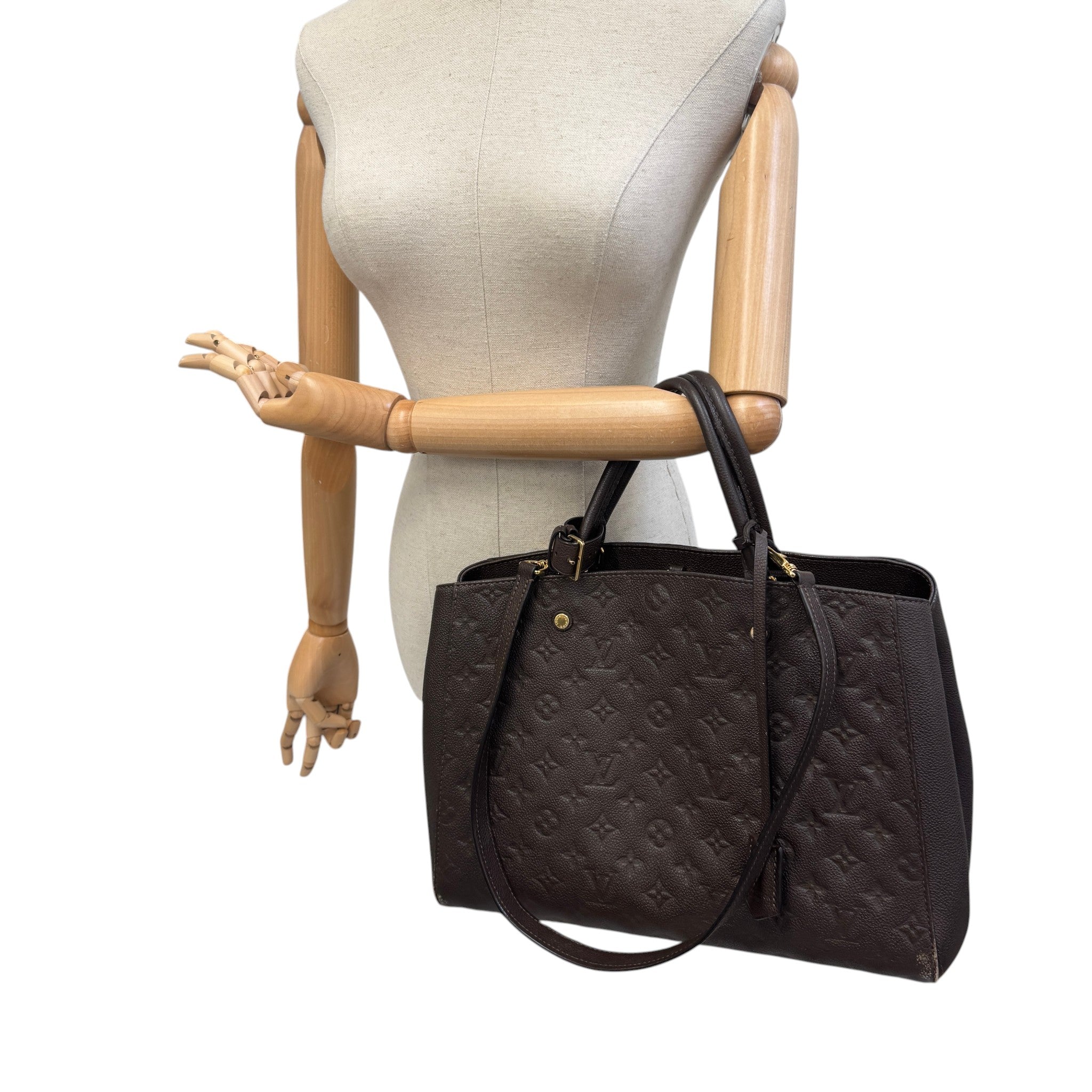 Women's Monogram Montaigne Gm Bag Brown