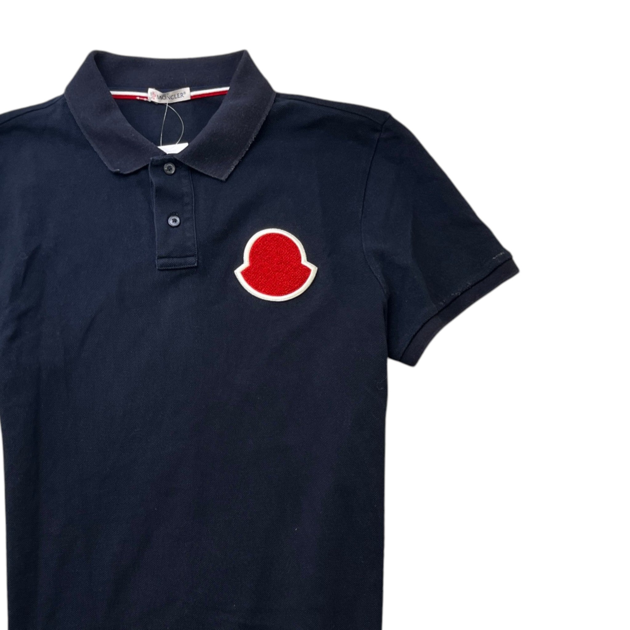 Men's Maglia Polo Shirt Navy Size M