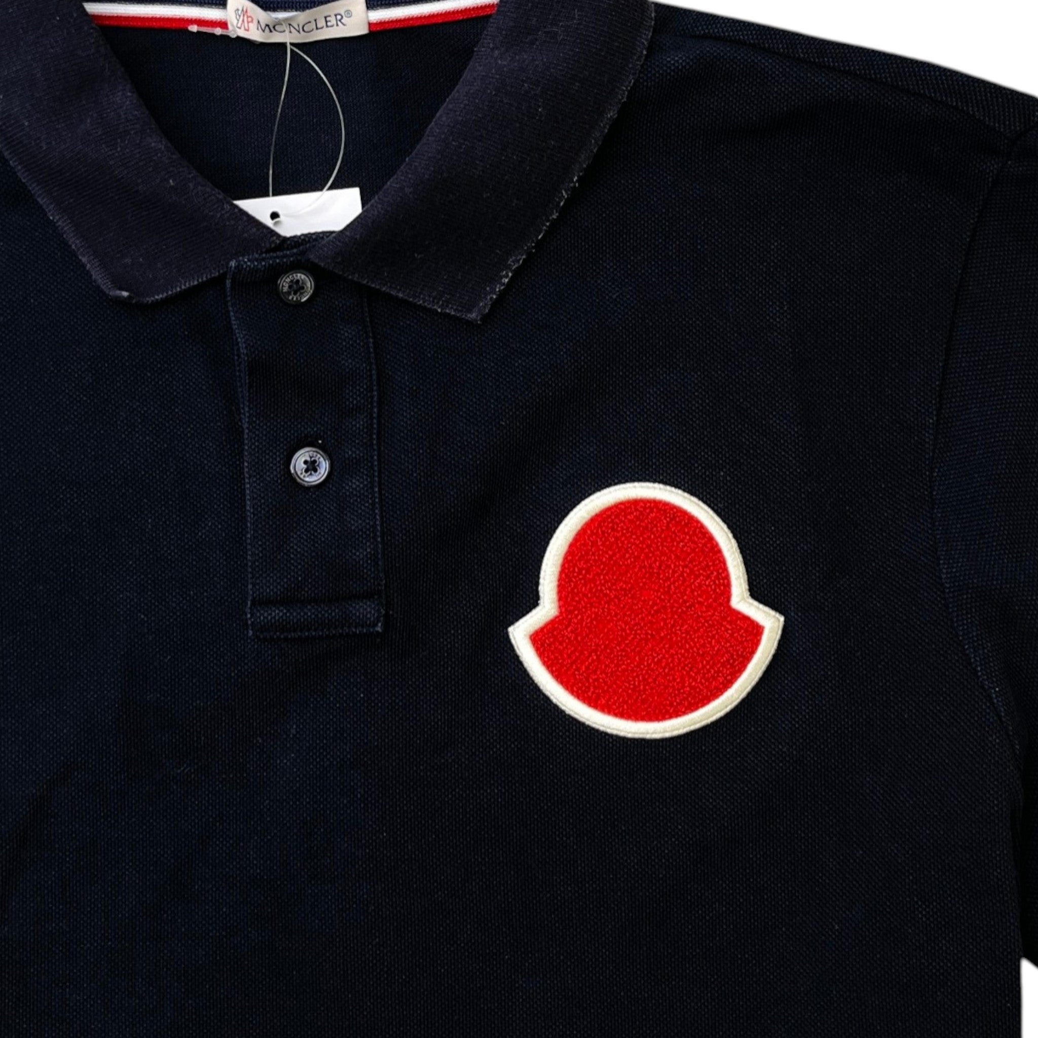 Men's Maglia Polo Shirt Navy Size M