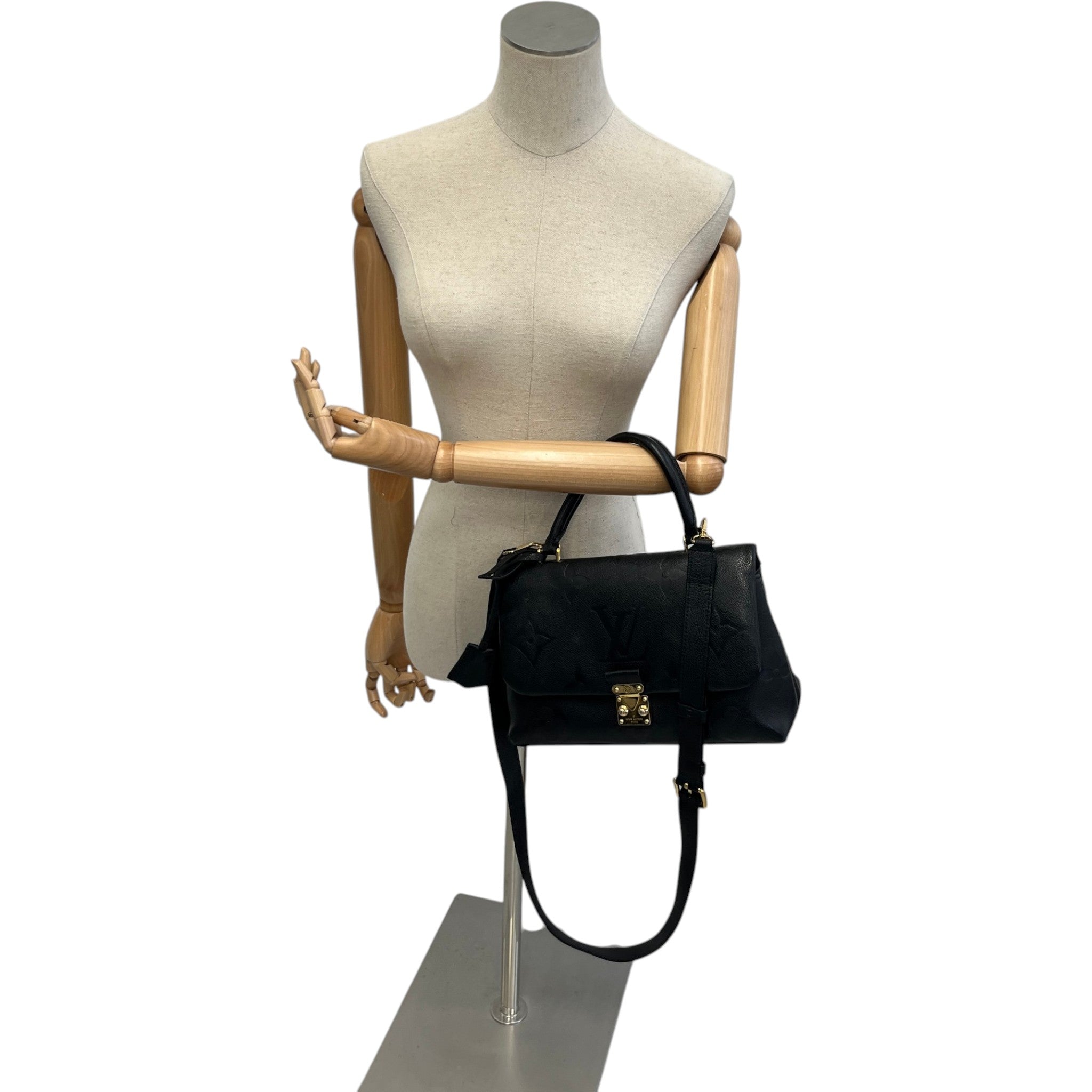 Women's Monogram Empreinte Madeleine Bag Black