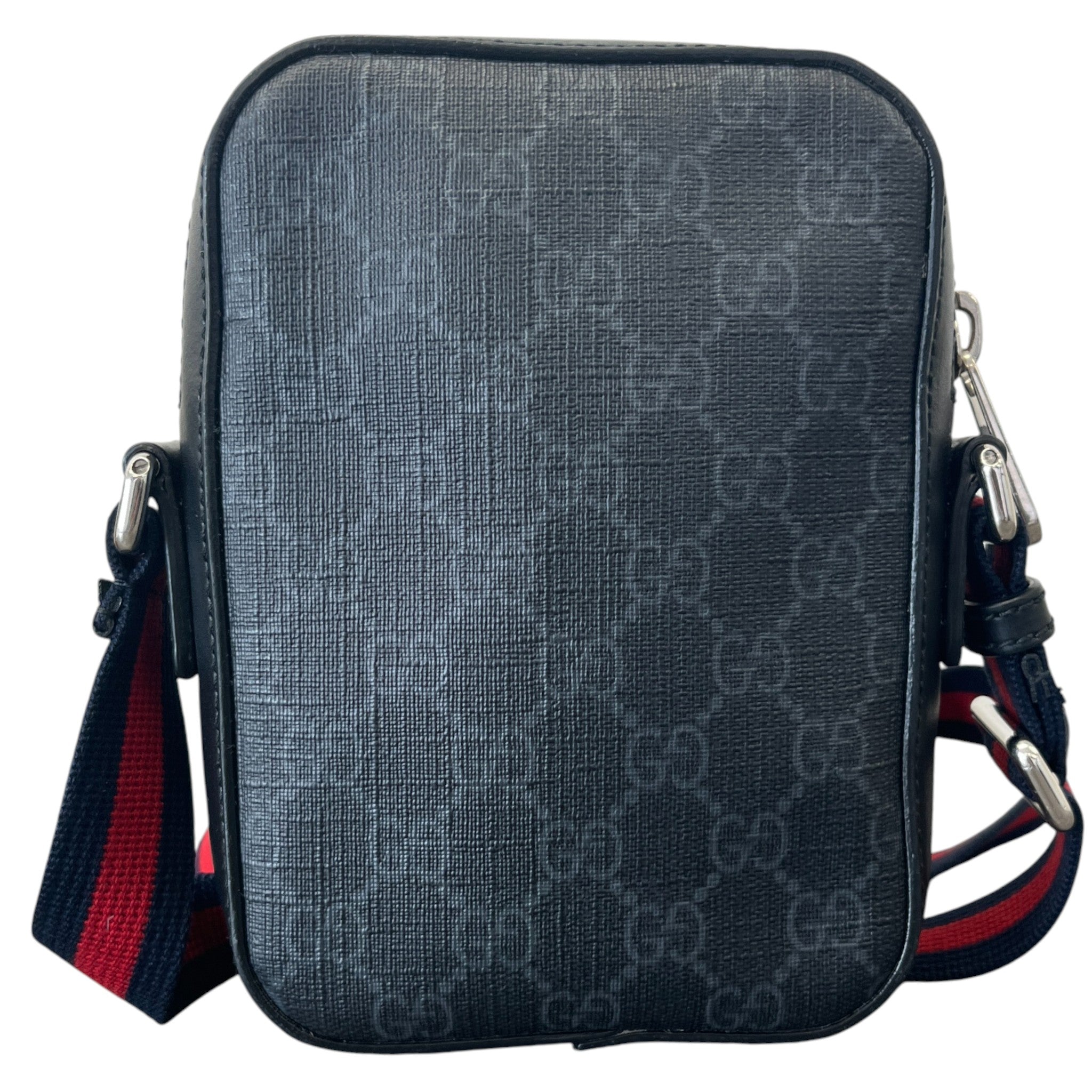 Men's Gg Supreme Messenger Bag Charcoal