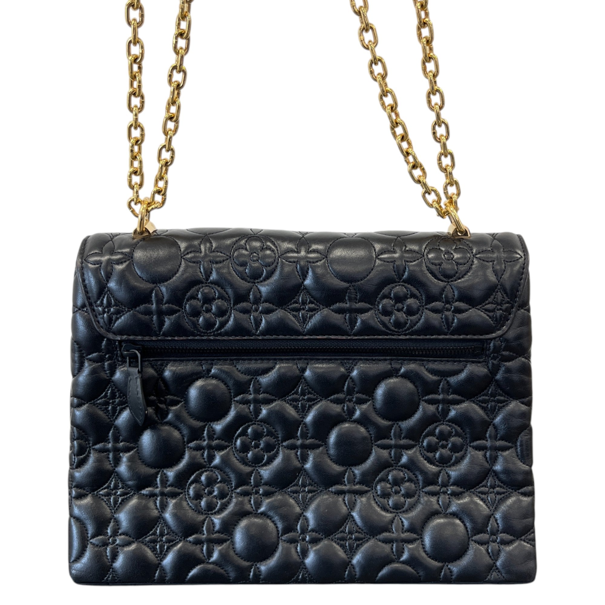 Women's Flower Twist Handbag Black