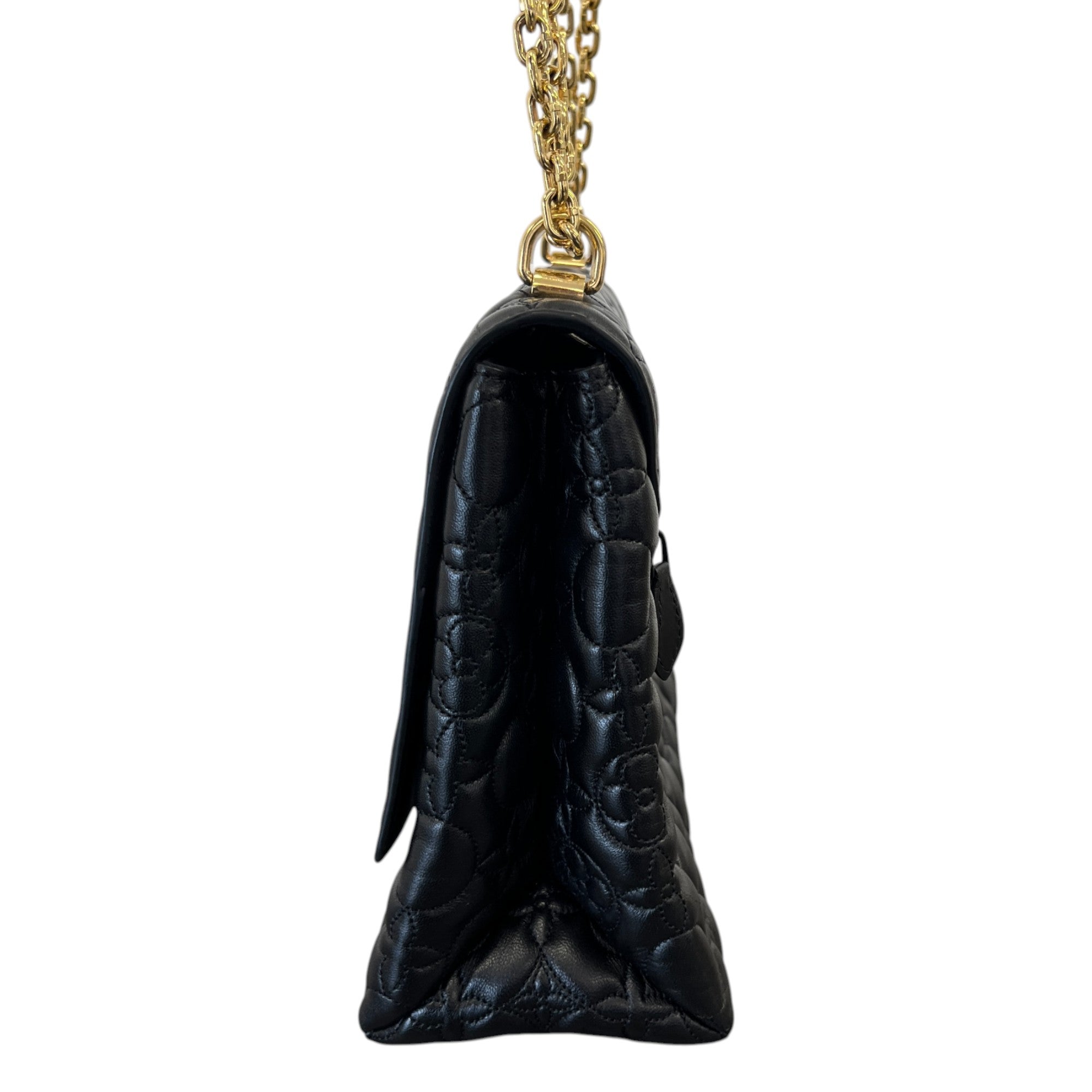 Women's Flower Twist Handbag Black