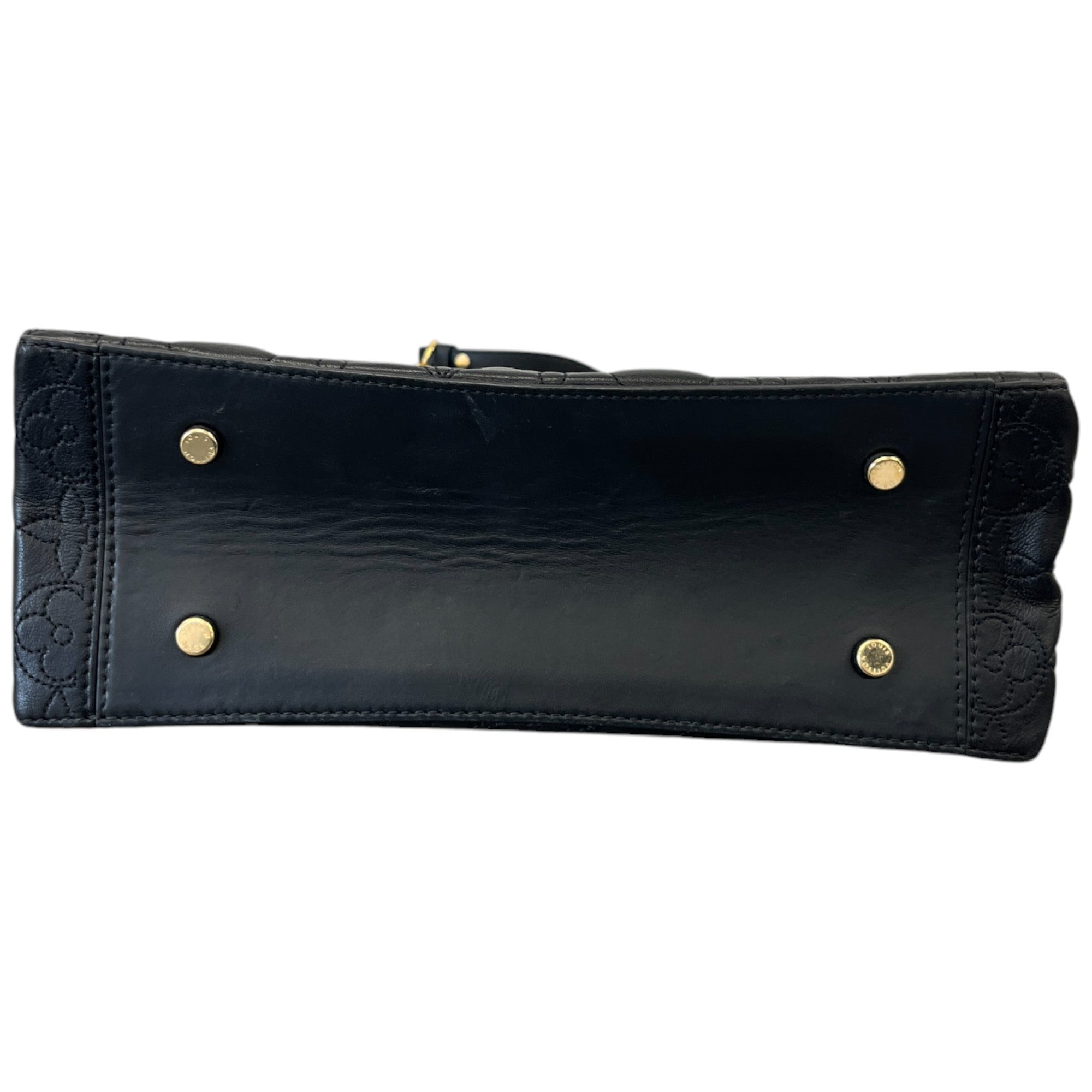 Women's Flower Twist Handbag Black