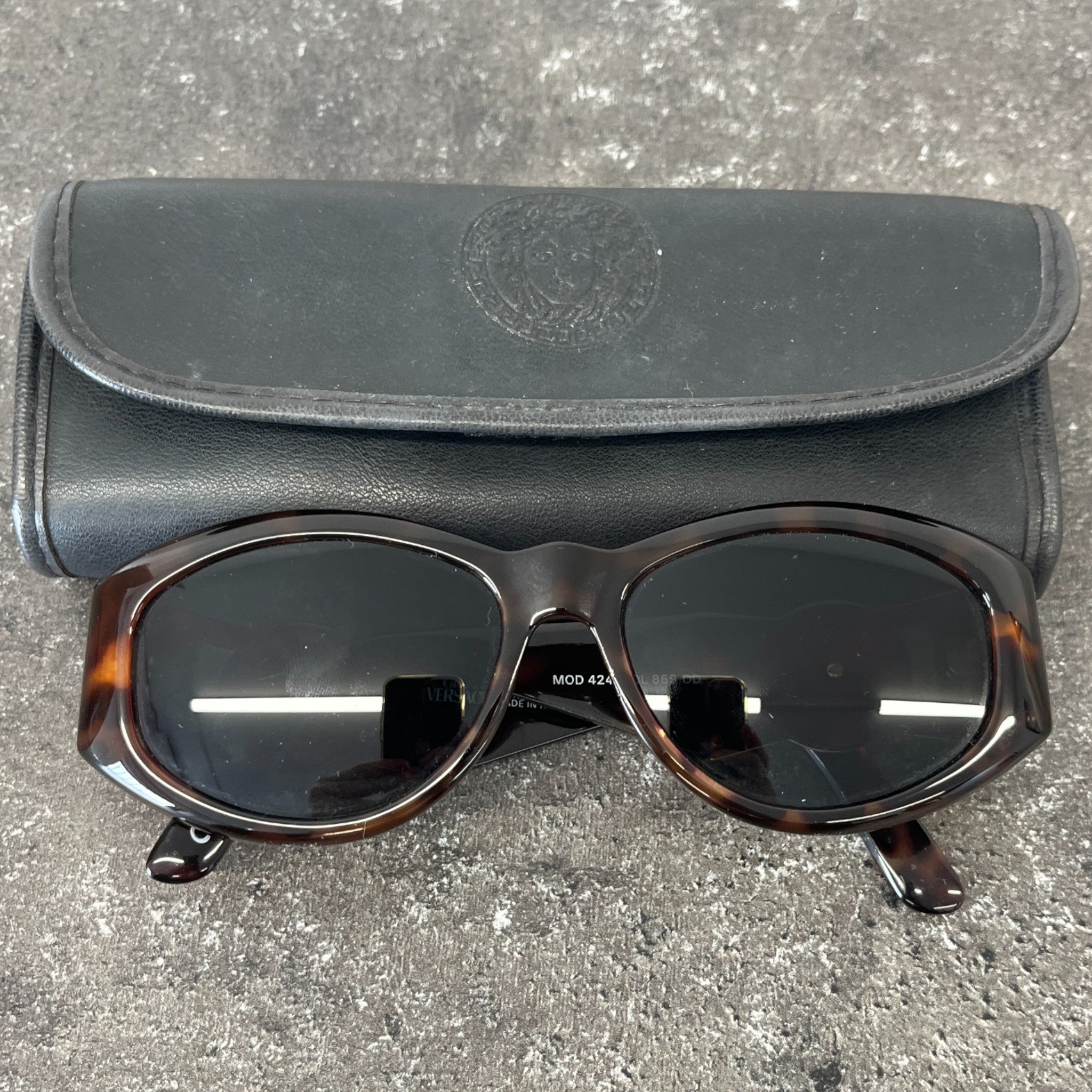 Women's Col869Od Medusa Sunglasses Brown