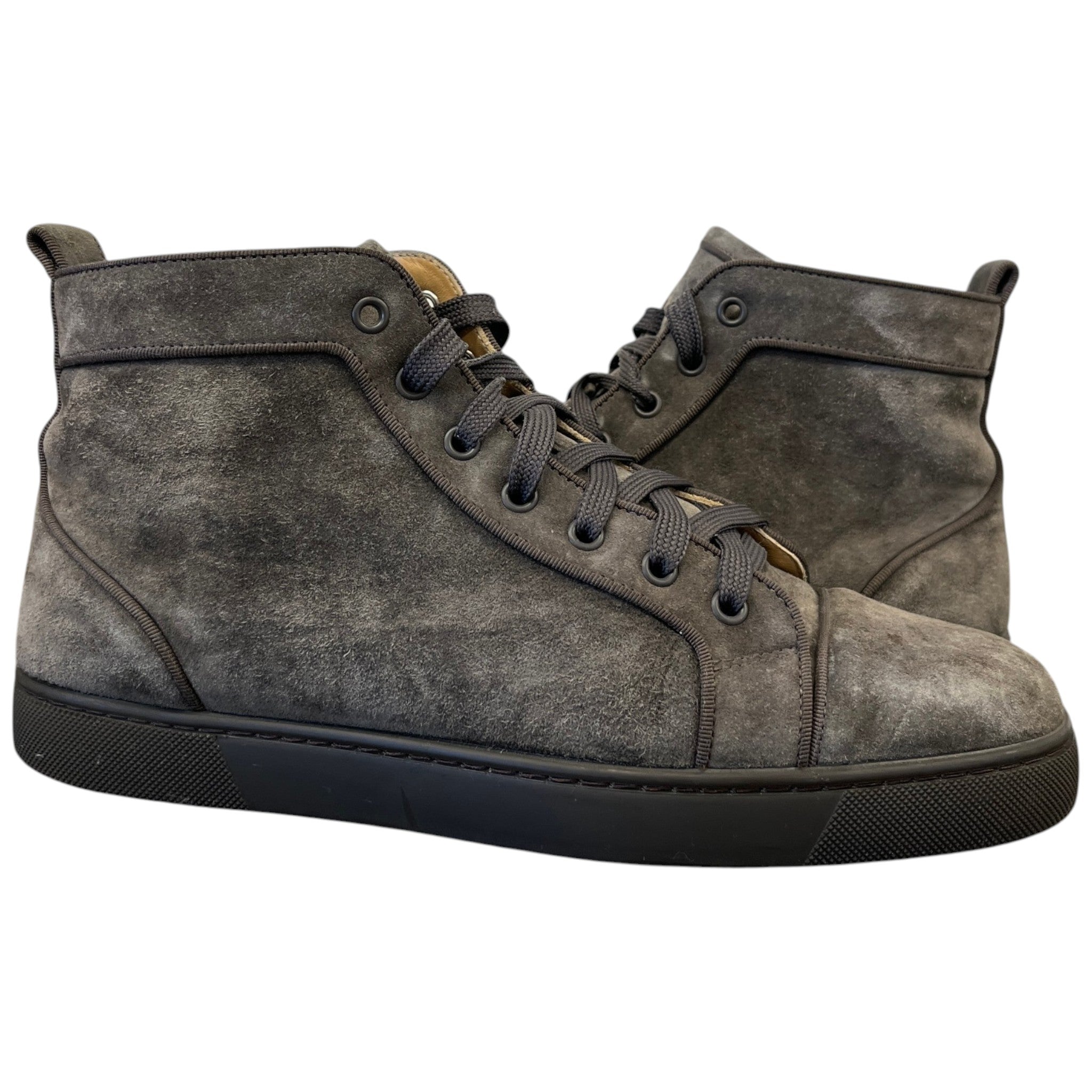 Men's Louis Orlato Flat High Trainers Brown Size EU 41.5 / UK 7.5