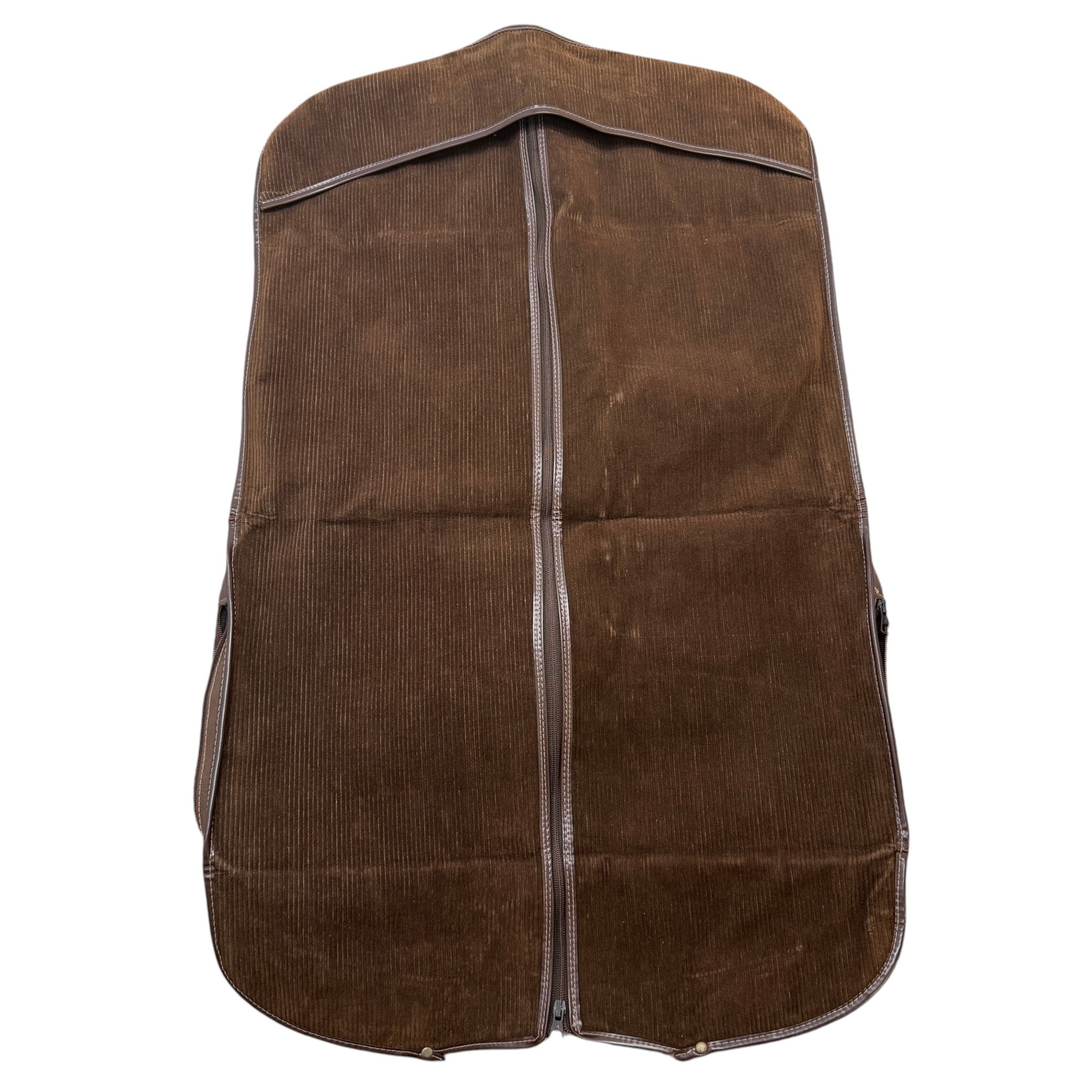 Men's Vintage Web Stripe Garment Bag Brown