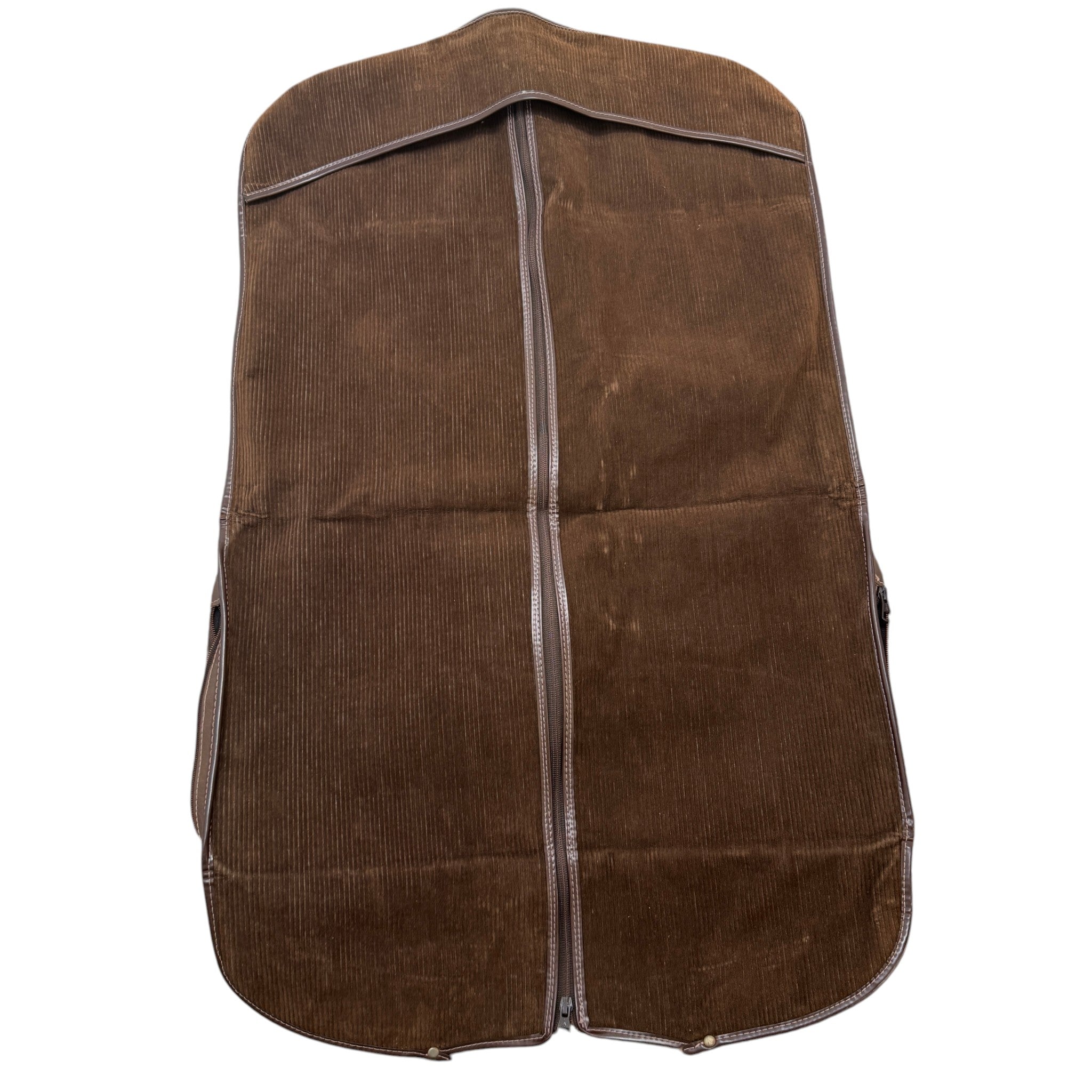 Men's Vintage Web Stripe Garment Bag Brown
