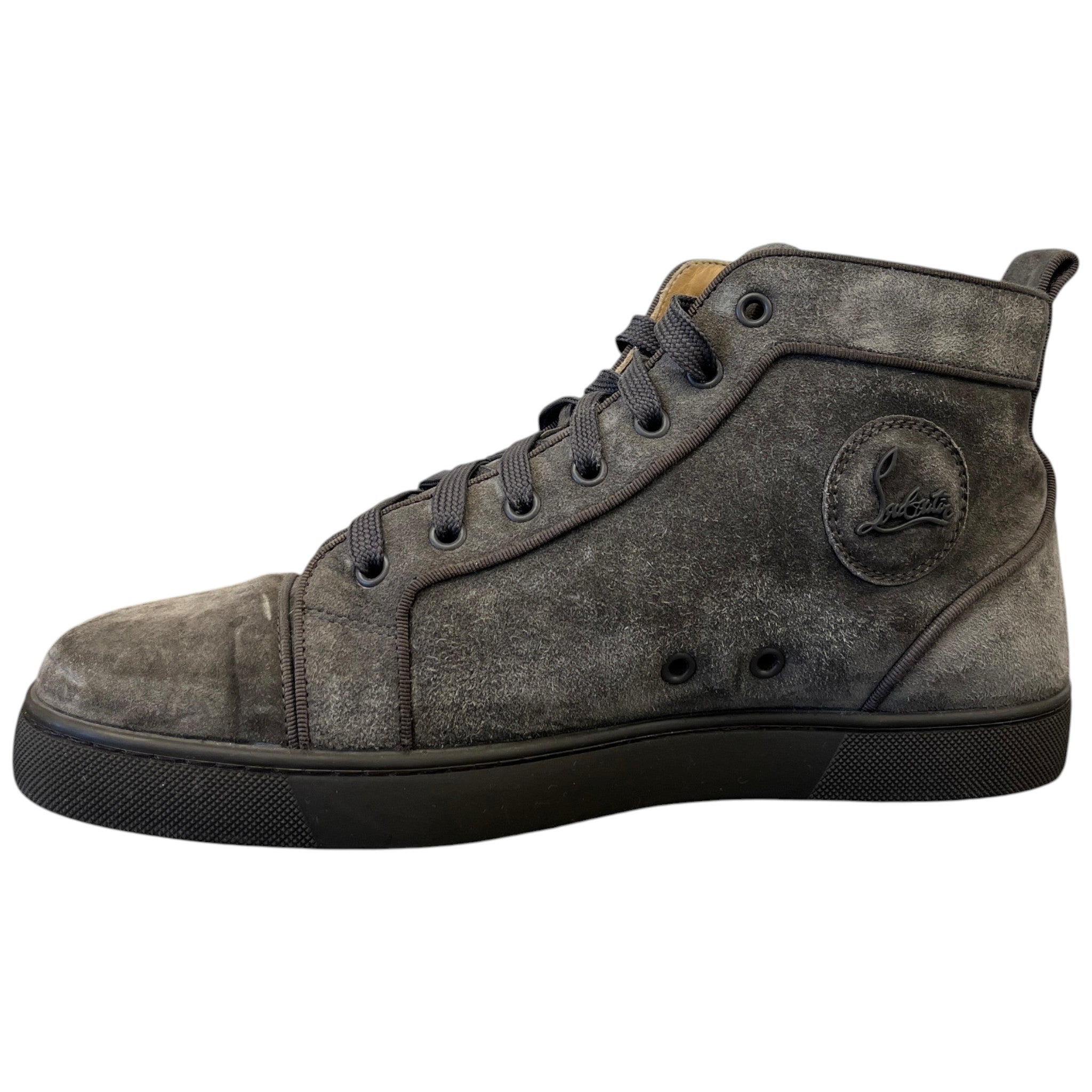 Men's Louis Orlato Flat High Trainers Brown Size EU 41.5 / UK 7.5