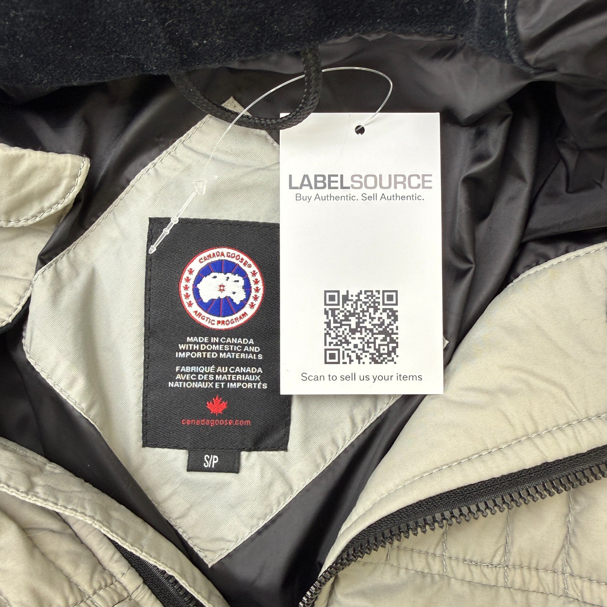 Men's Cabri Hooded Jacket Grey Size S