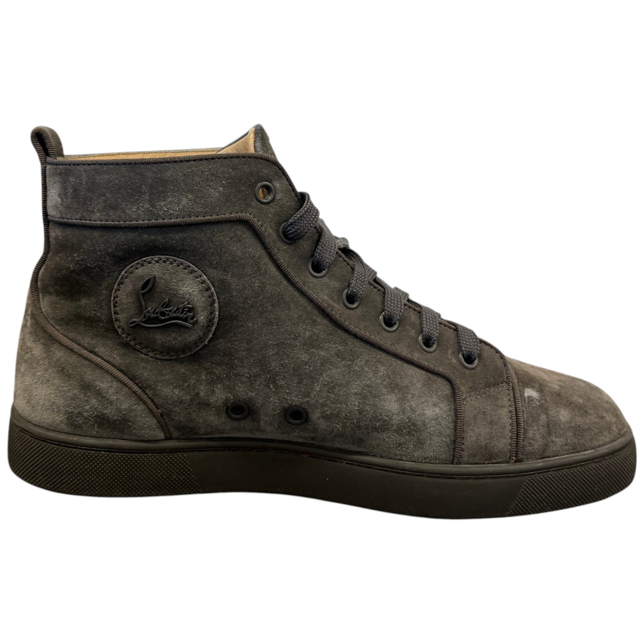 Men's Louis Orlato Flat High Trainers Brown Size EU 41.5 / UK 7.5