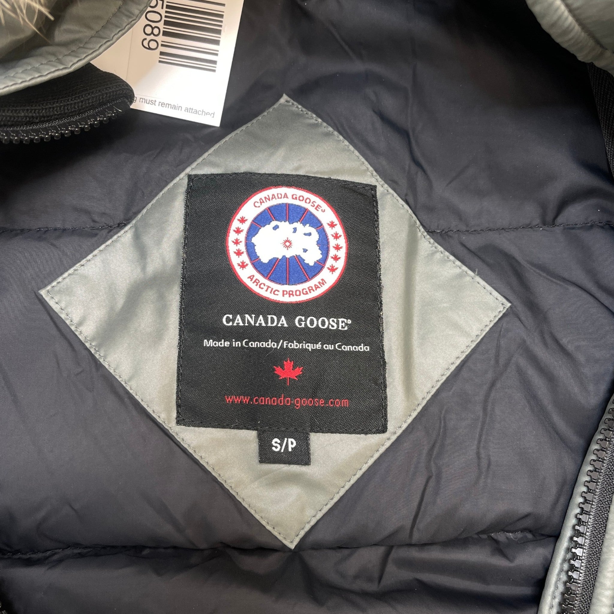 Women's Kensington Parka Down Jacket Grey Size S