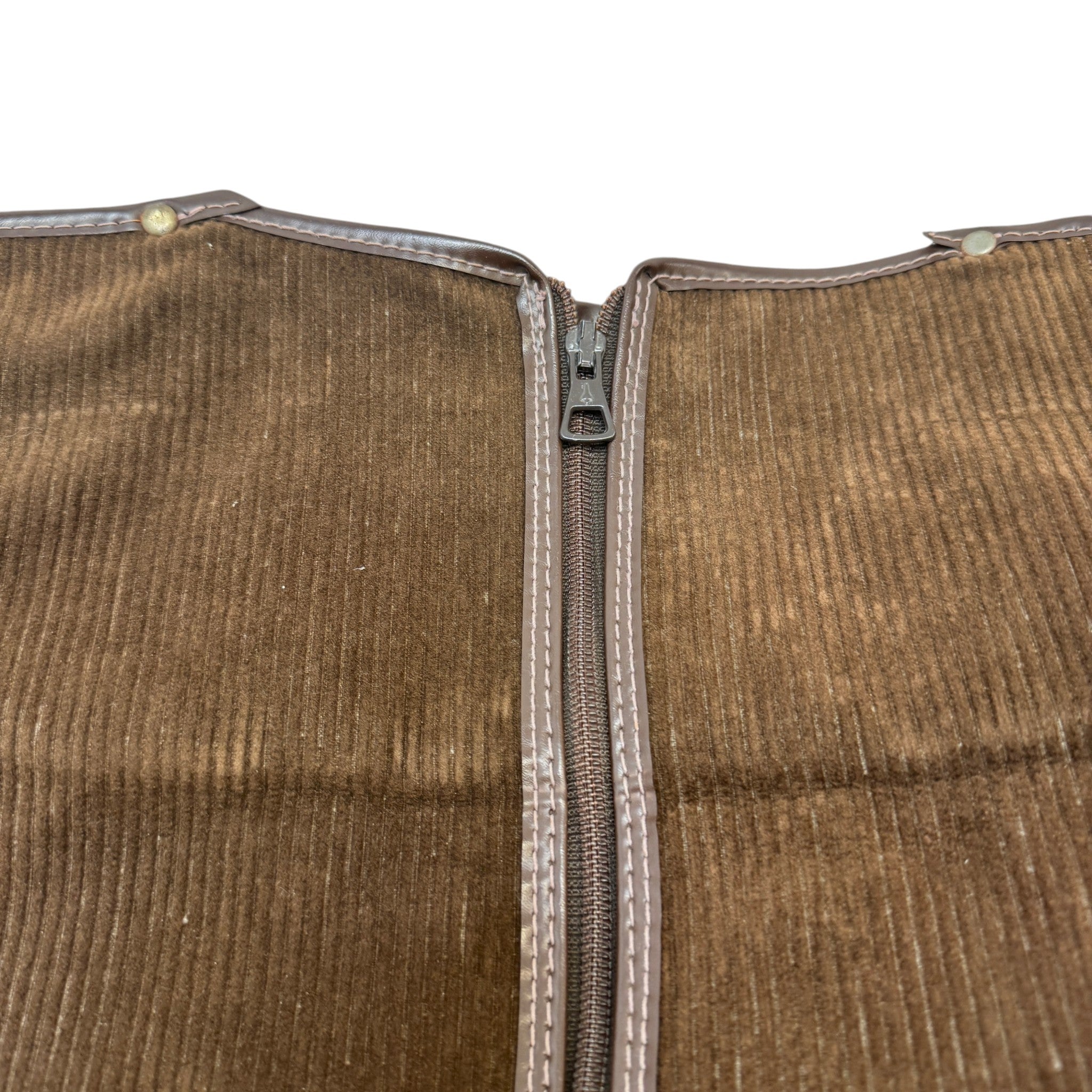 Men's Vintage Web Stripe Garment Bag Brown