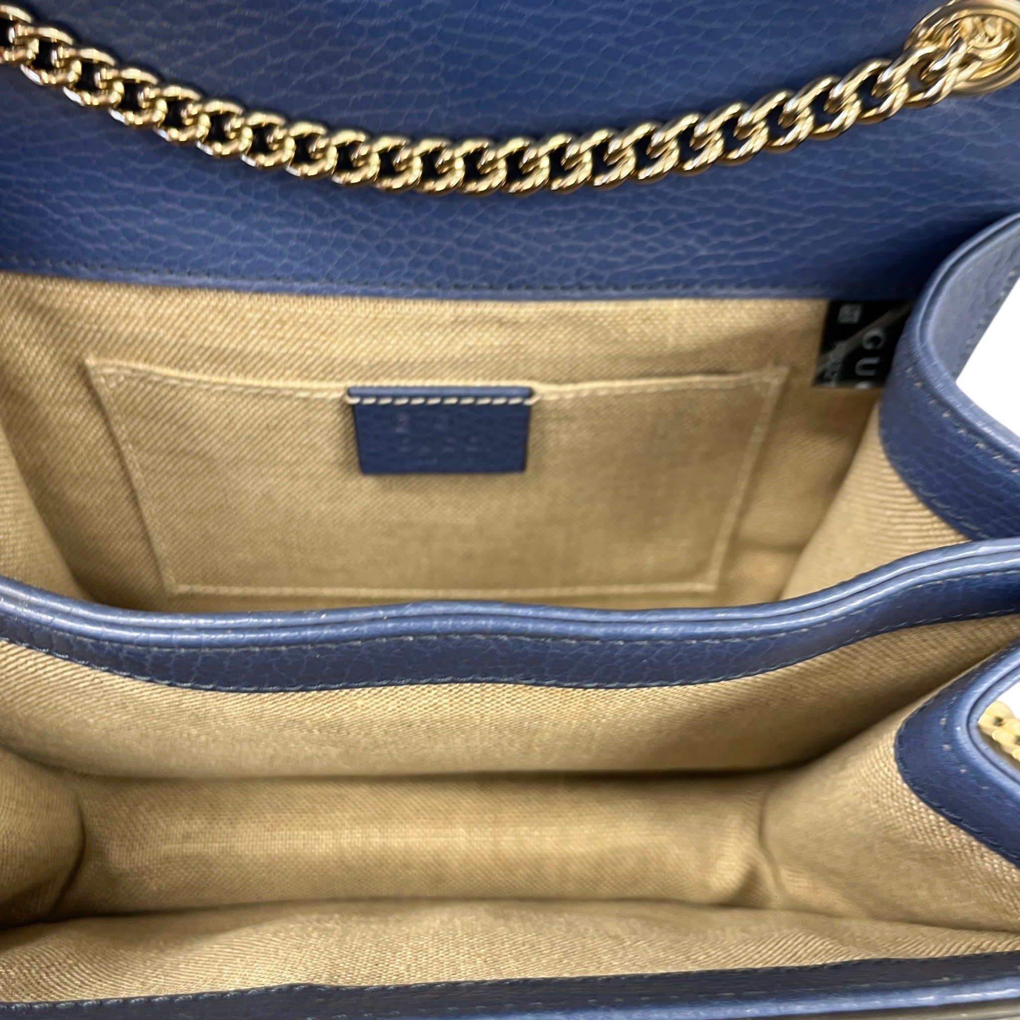 Women's Interlocking G Bag Blue
