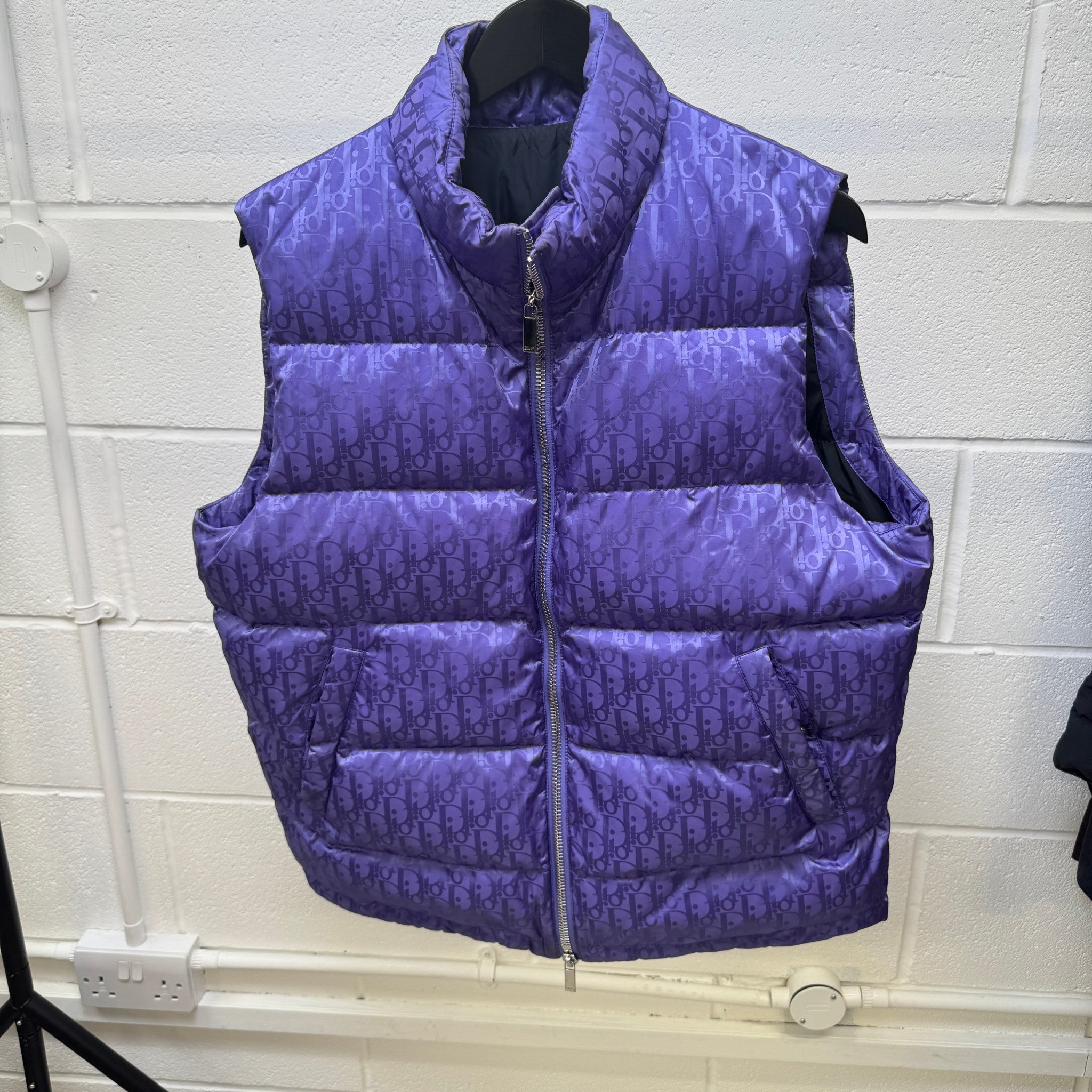 Men's Oblique Gilet Purple Size IT 50 / L