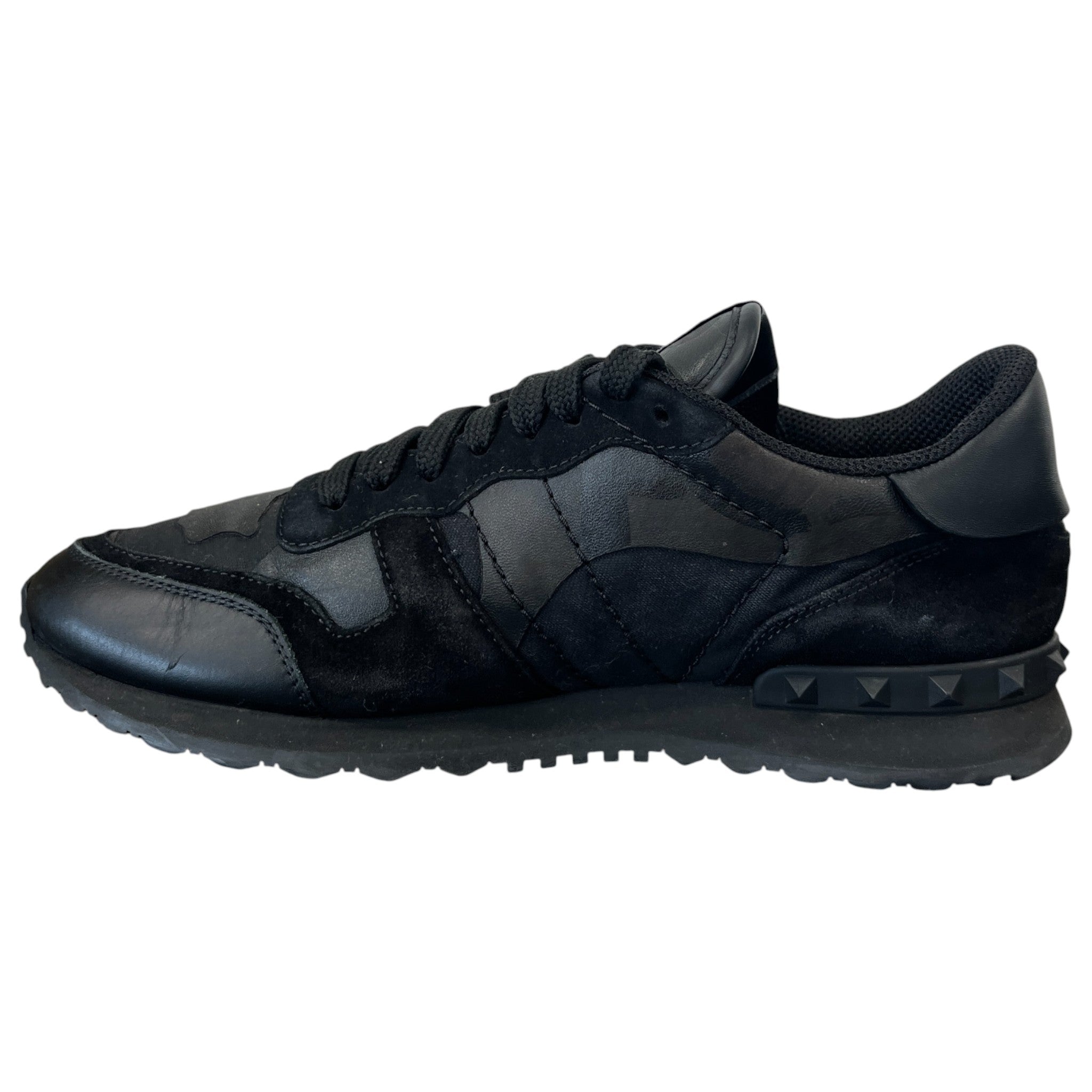 Men's Rockrunner Camouflage Low Trainers Black Size EU 41.5 / UK 7.5
