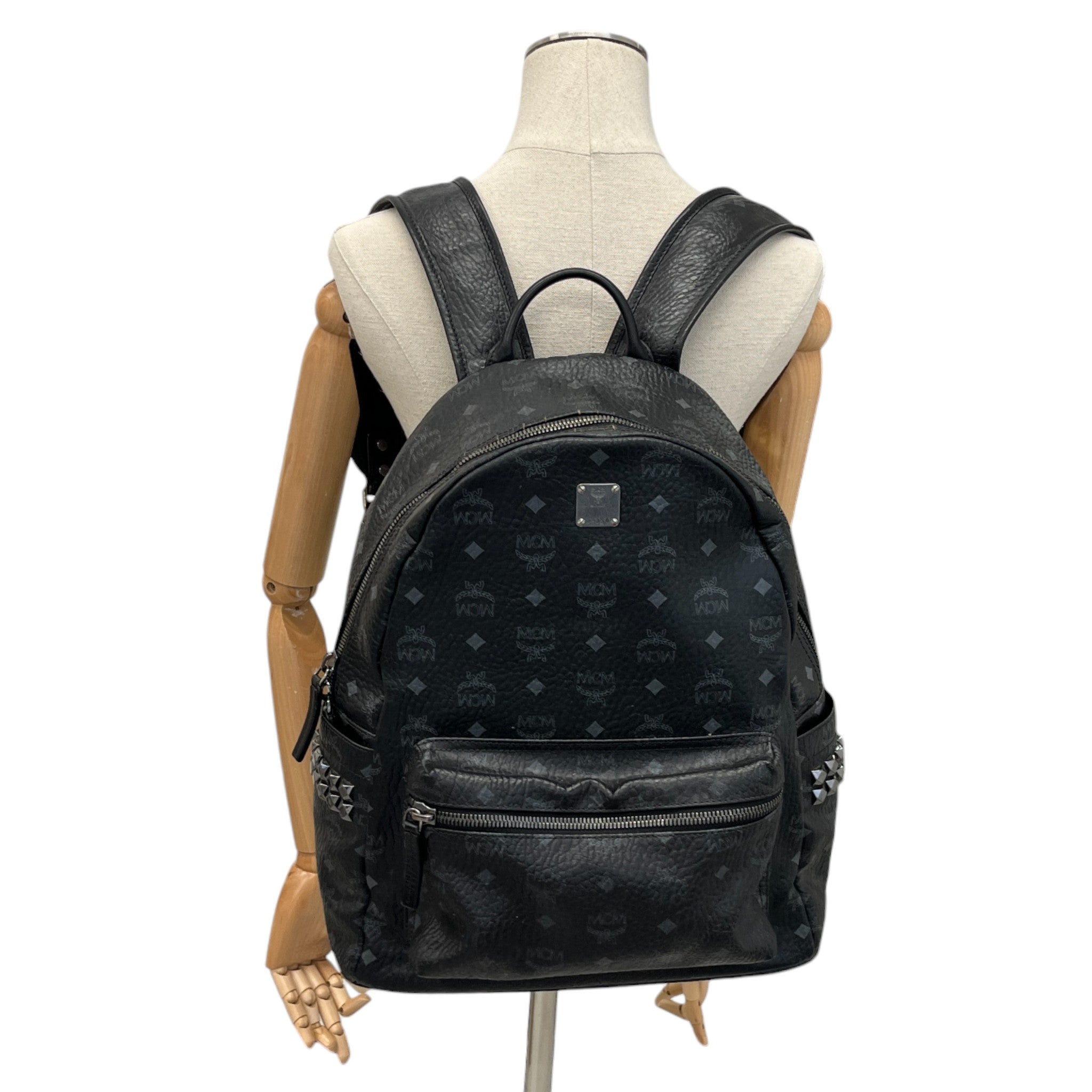 Men's Stark Side Studs Backpack Black