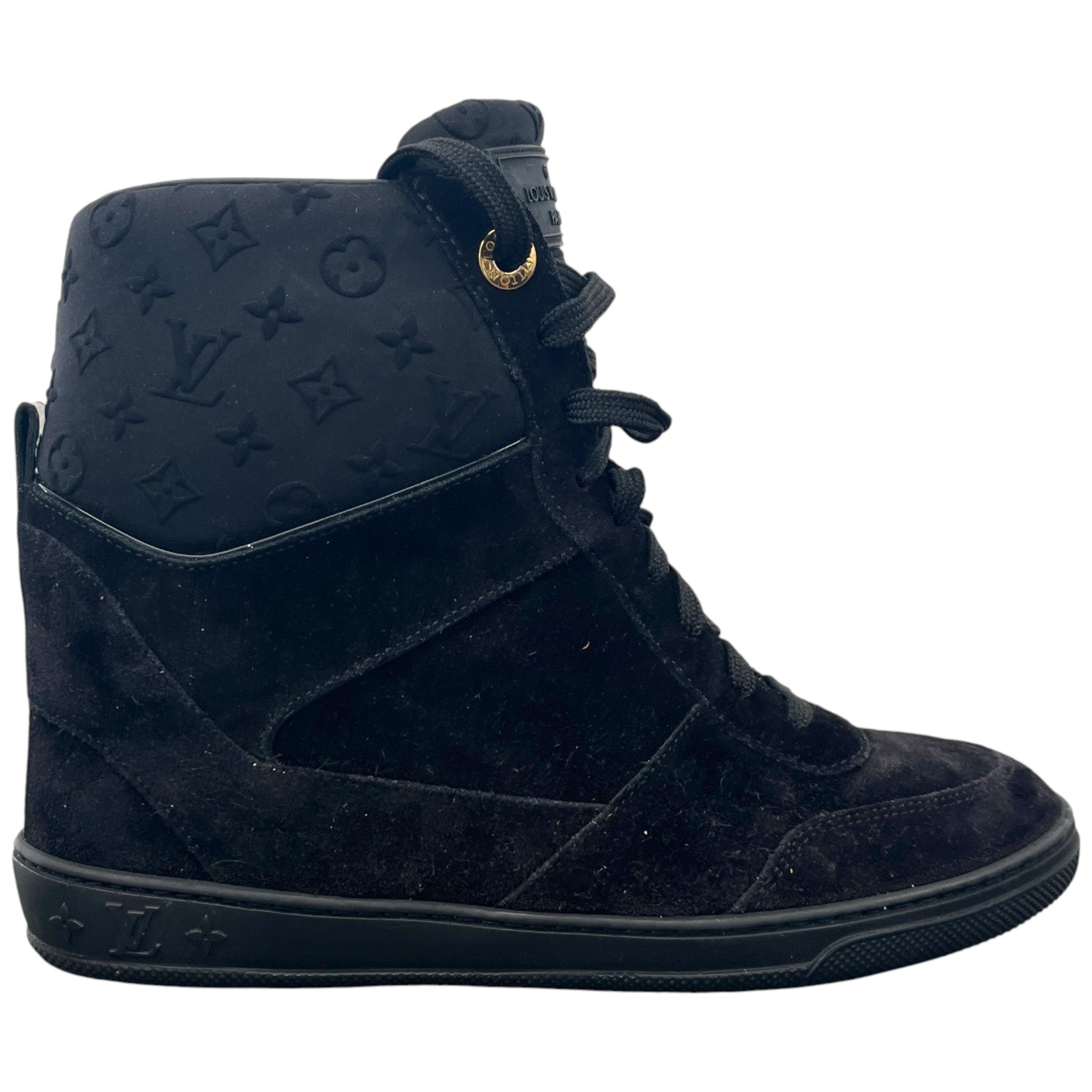 Women's Millenium Wedge High Trainers Black Size EU 37 / UK 4