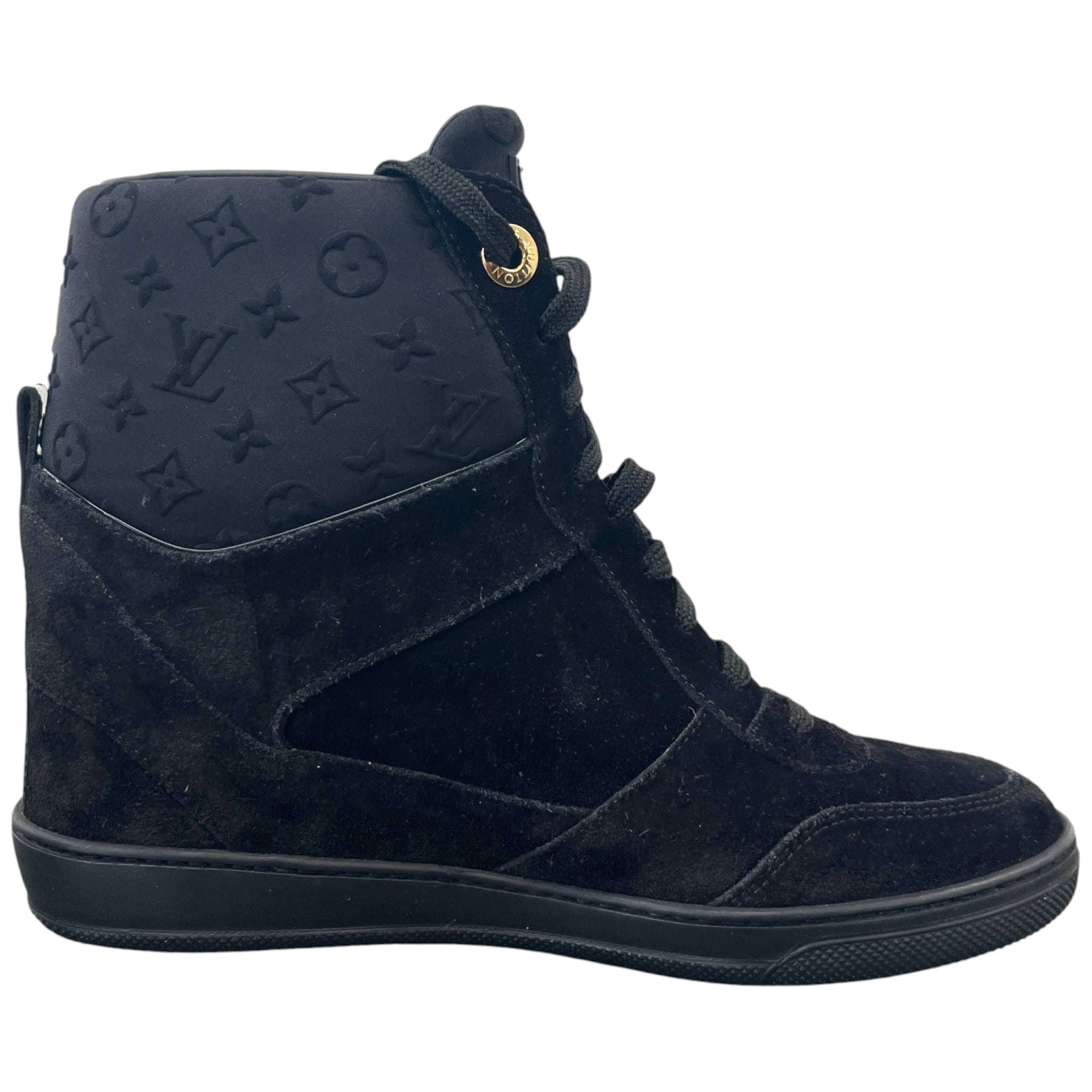 Women's Millenium Wedge High Trainers Black Size EU 37 / UK 4