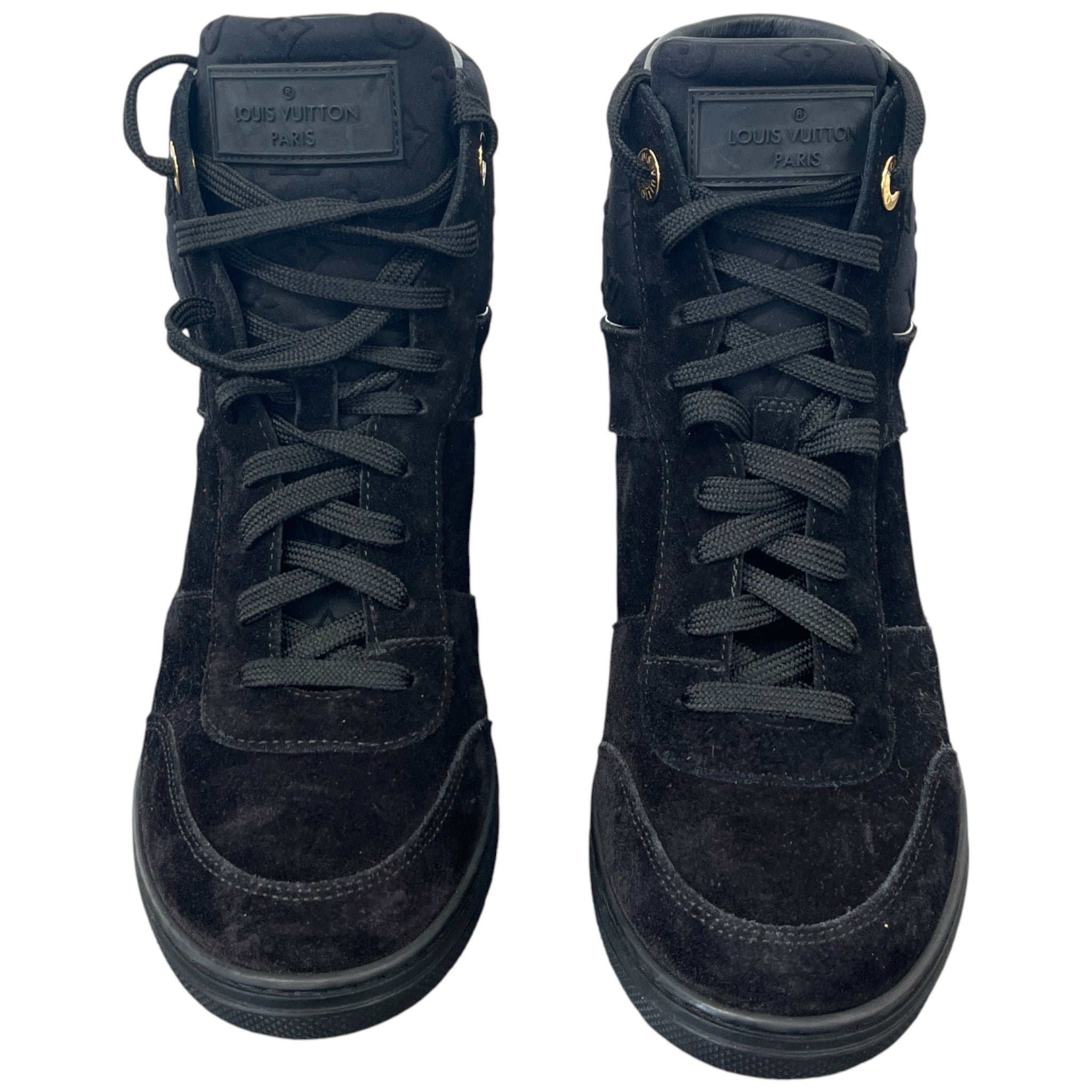 Women's Millenium Wedge High Trainers Black Size EU 37 / UK 4