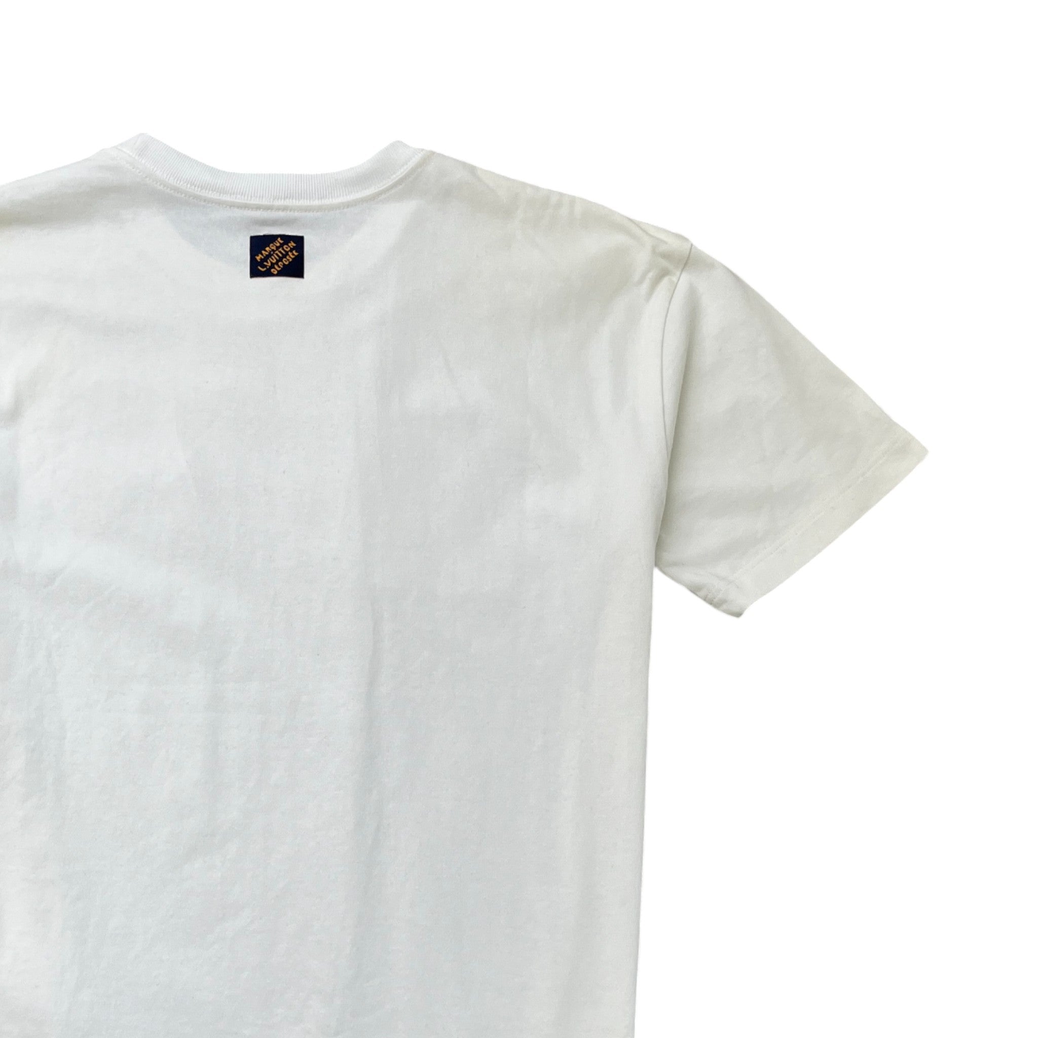 Men's Lovers Embroidered Logo T-Shirt White Size M