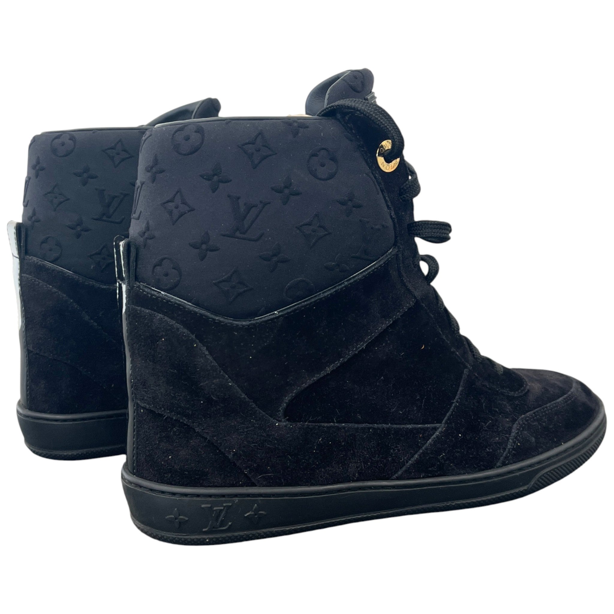 Women's Millenium Wedge High Trainers Black Size EU 37 / UK 4