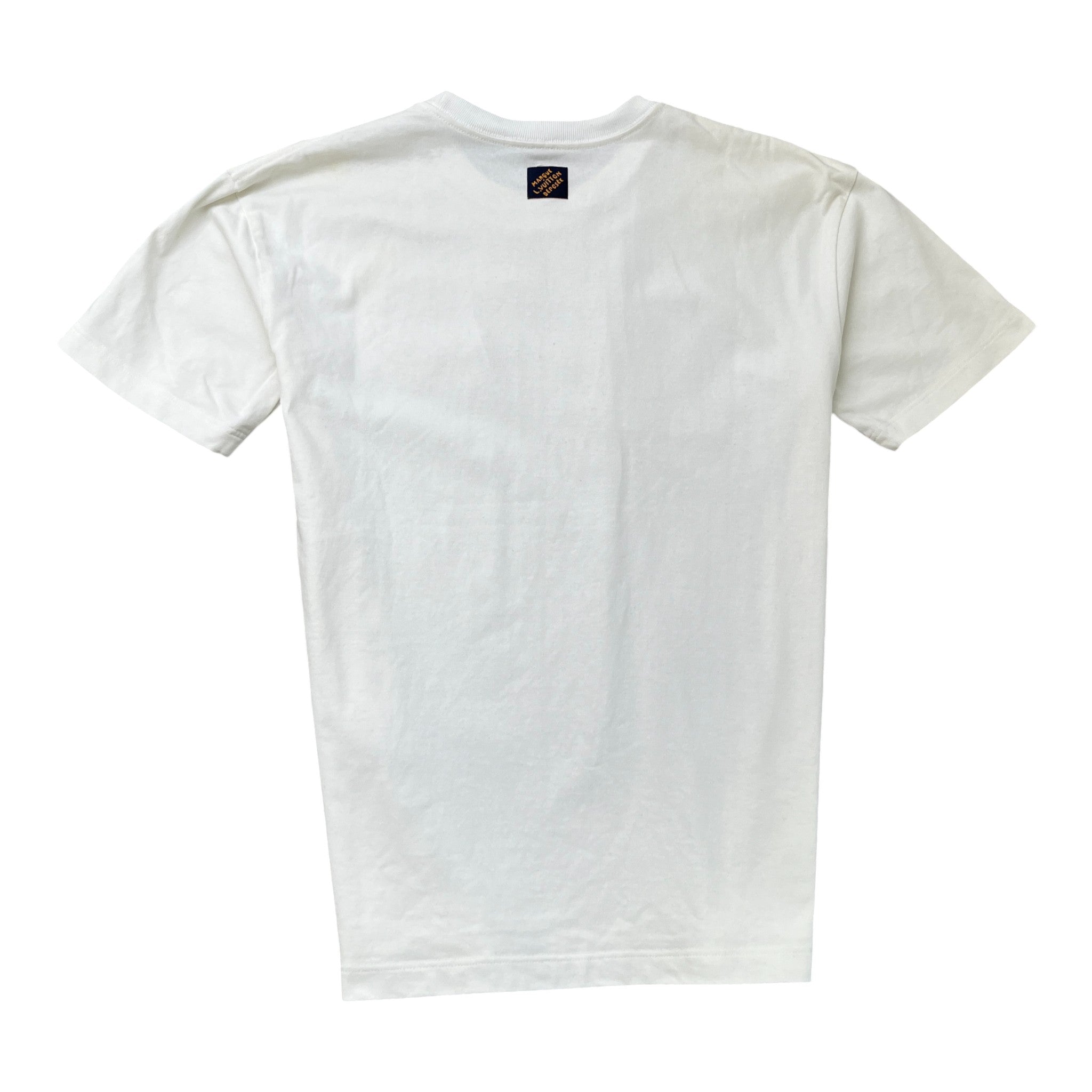 Men's Lovers Embroidered Logo T-Shirt White Size M